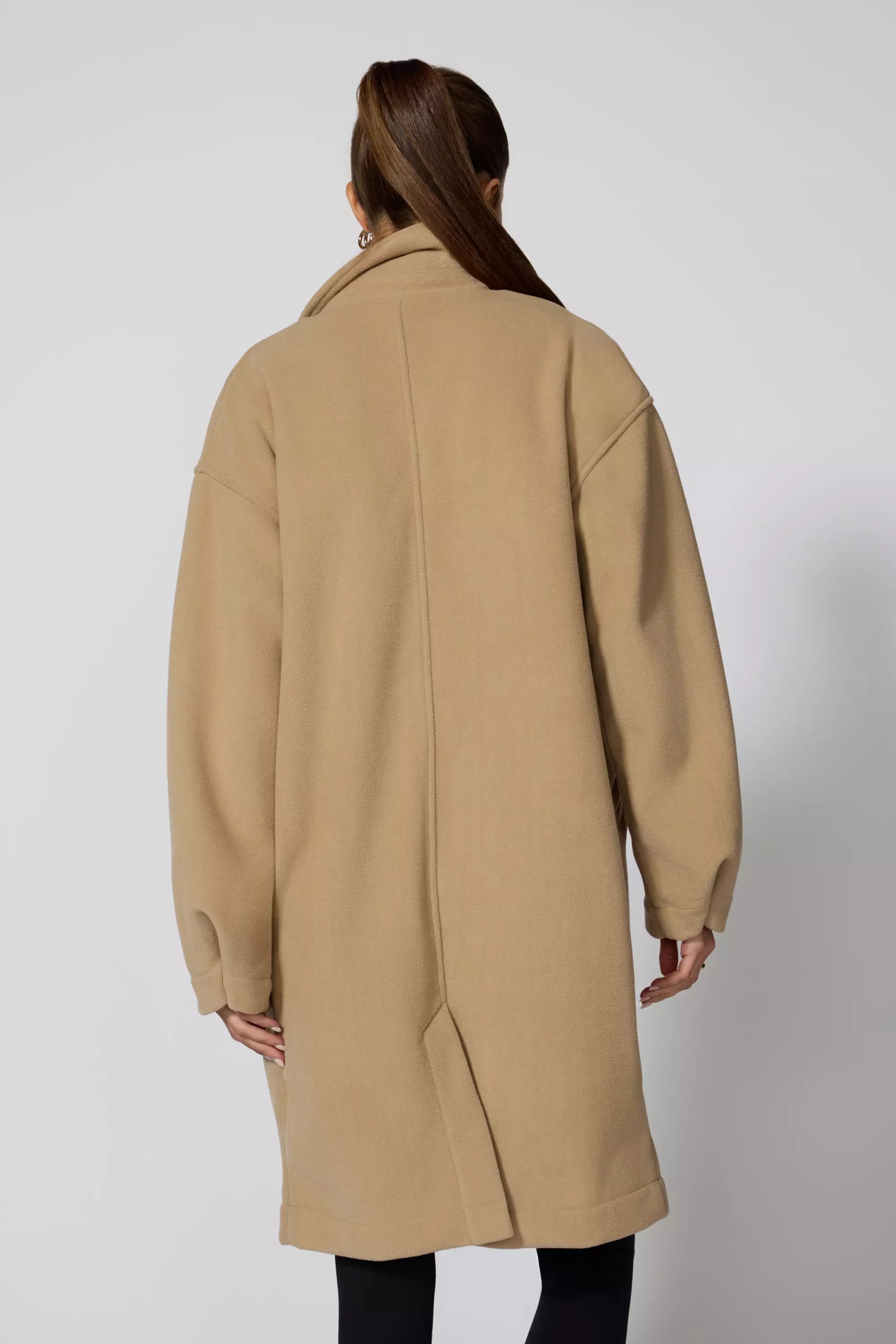 Elevate Fleece Overcoat - New Taupe