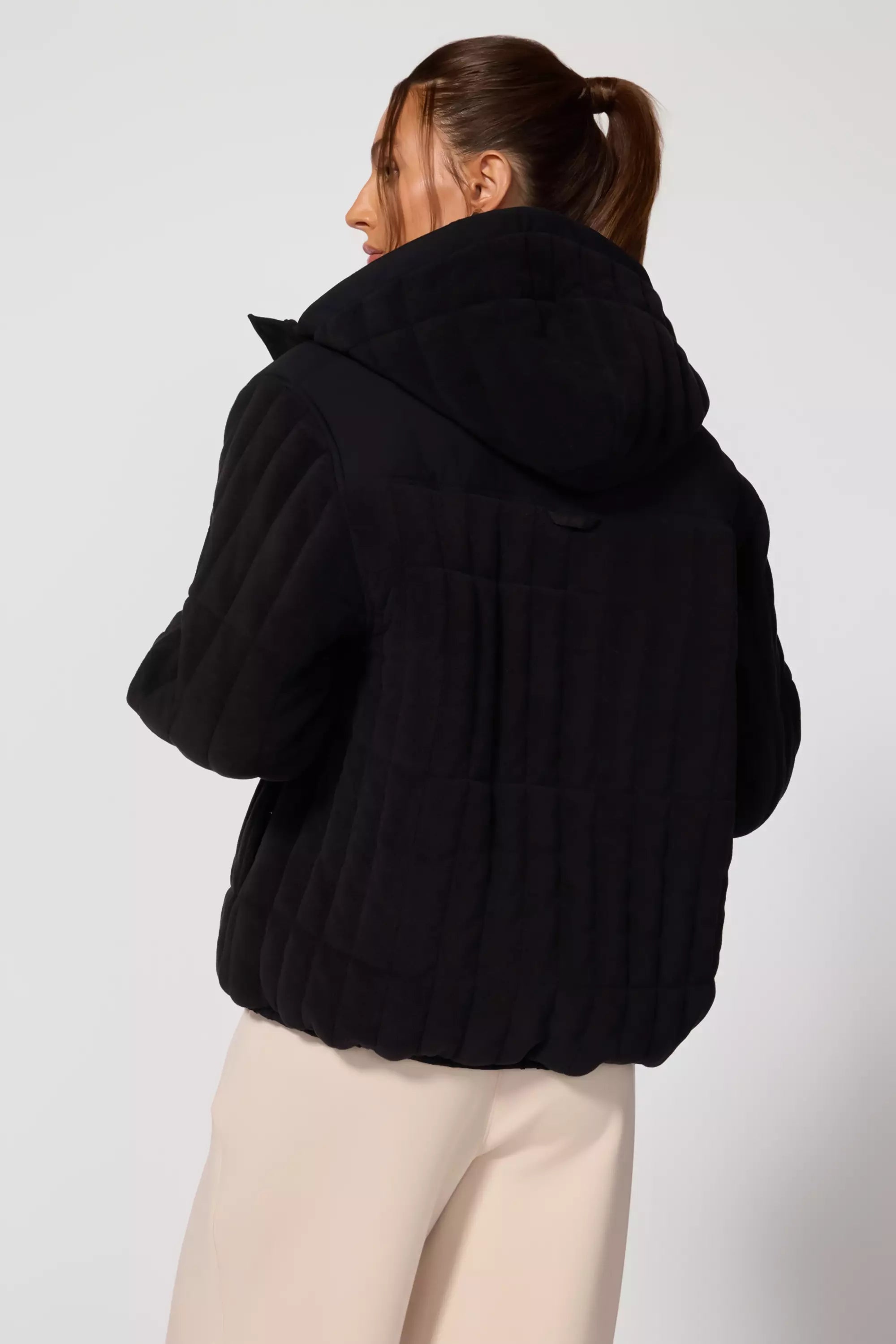 Placid Oversized Jacket - Black