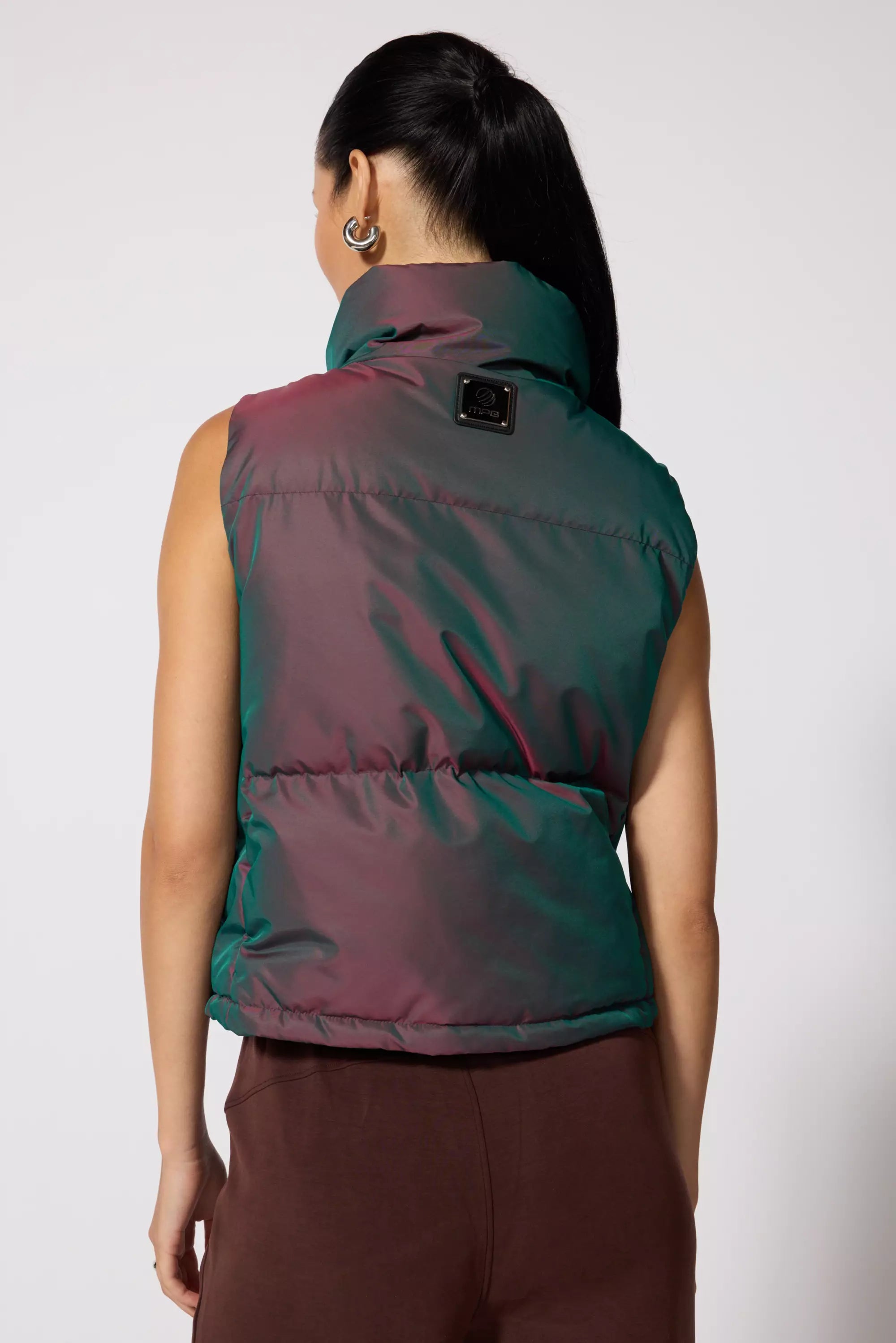 Aurora Cropped Vest - Northern Lights