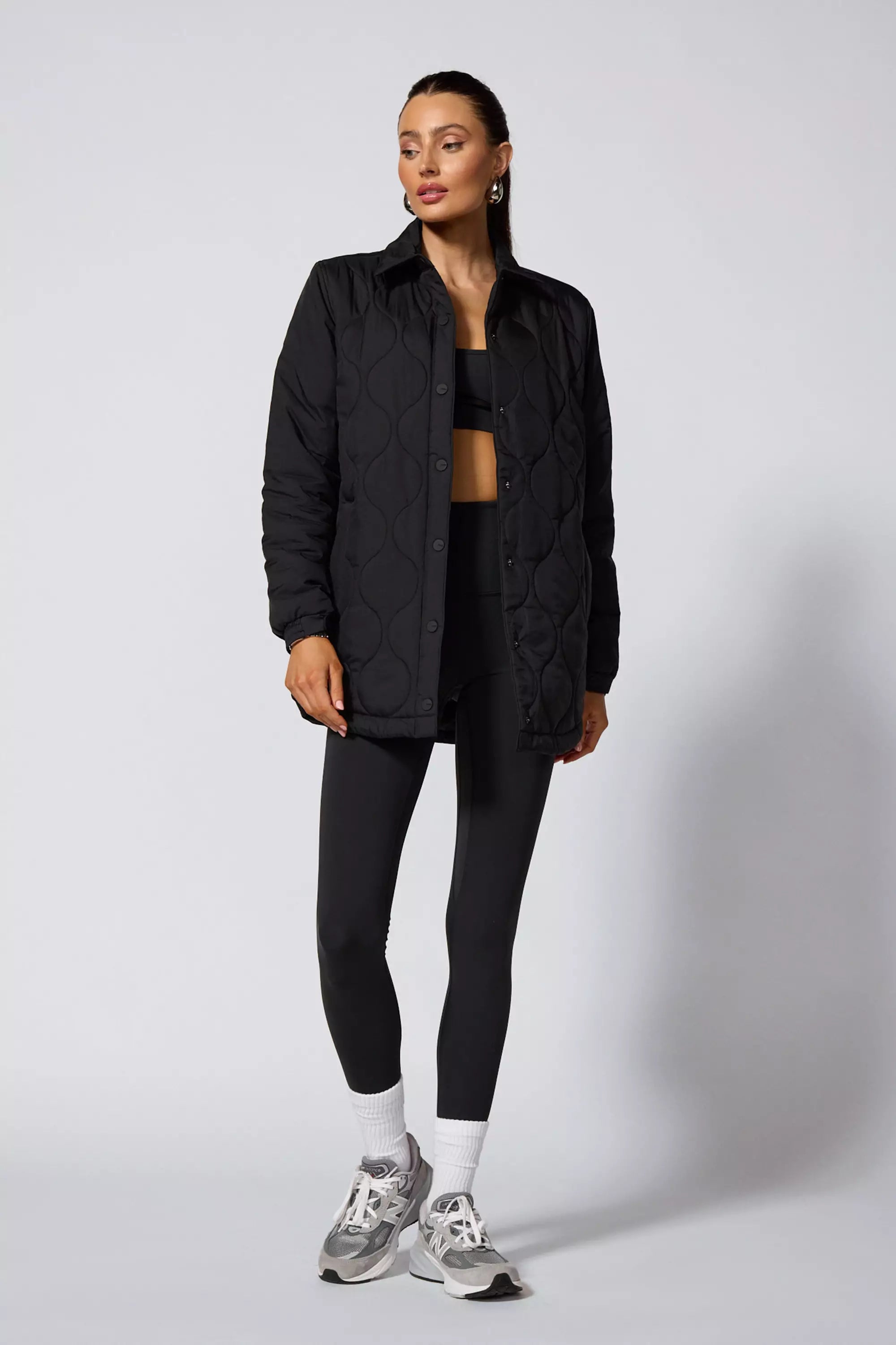 Fascinate Shirt Jacket - Black