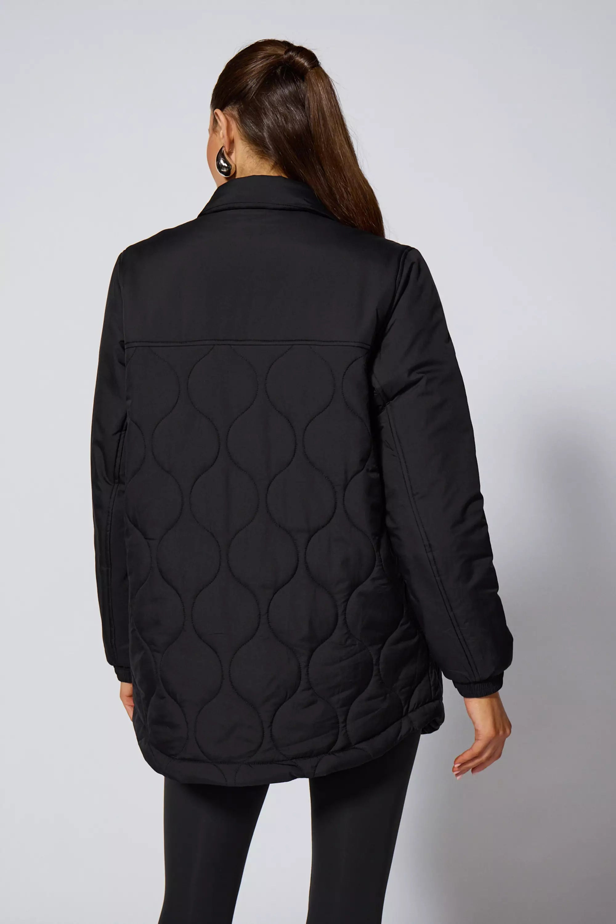 Fascinate Shirt Jacket - Black