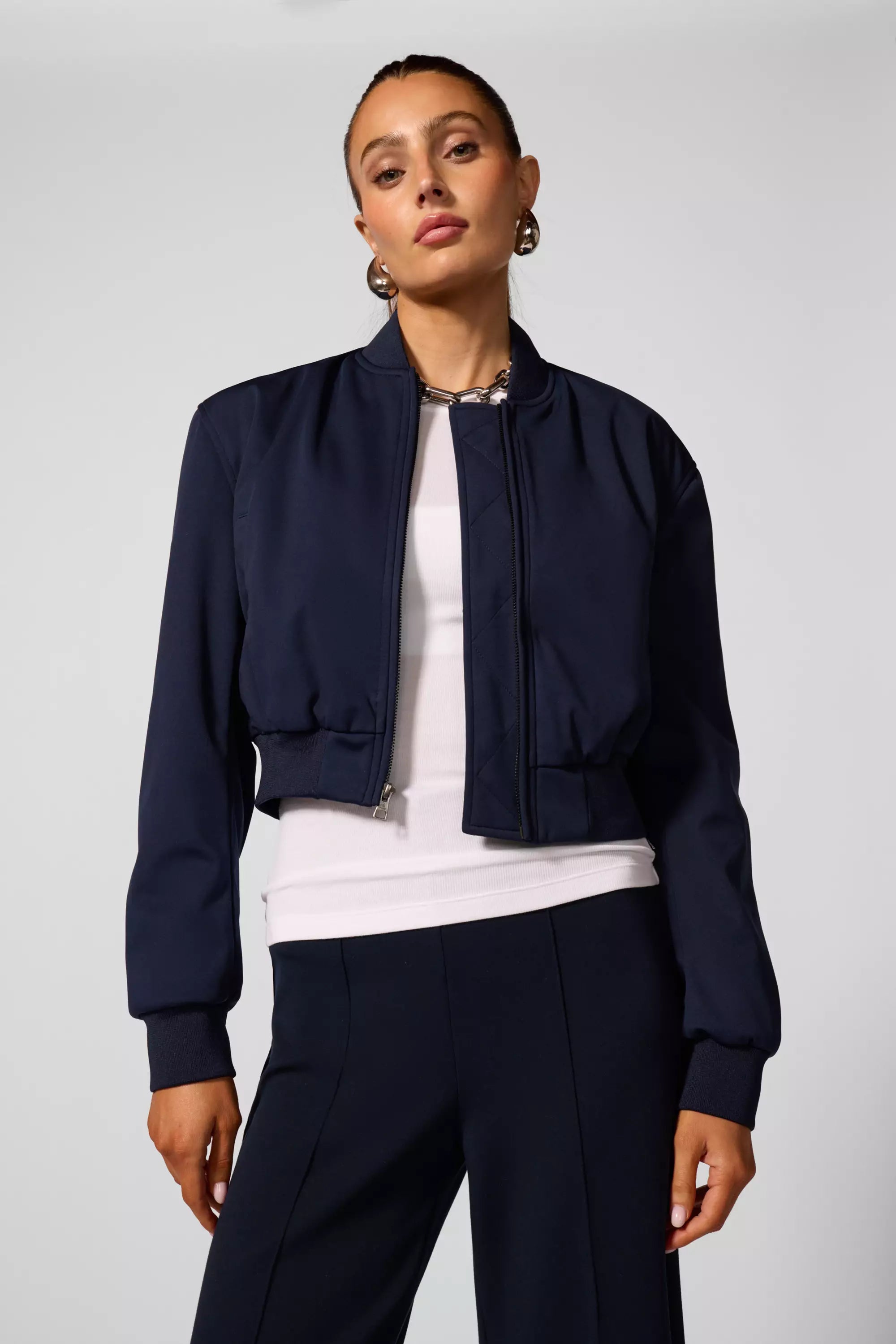 Bomber Veste - Navy Blazer