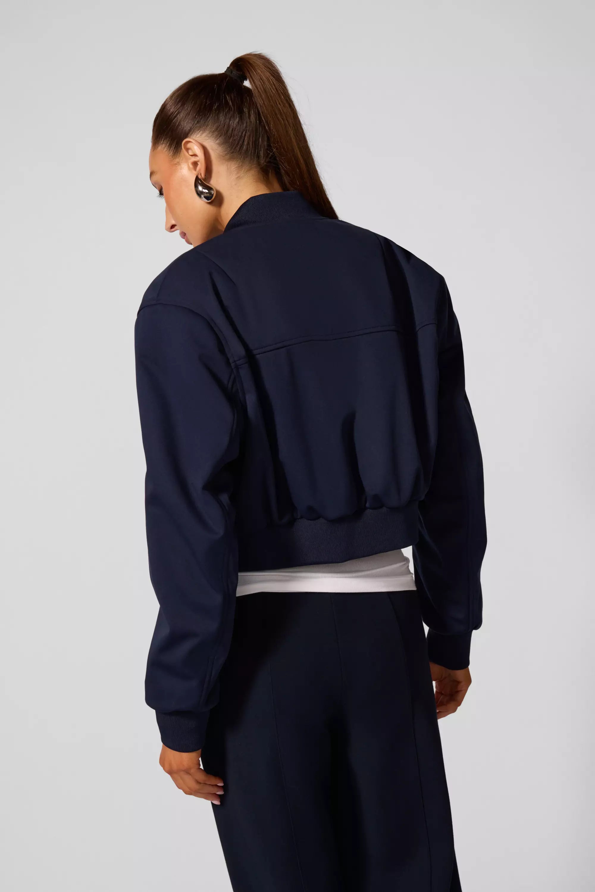 Bomber Jacket - Navy Blazer