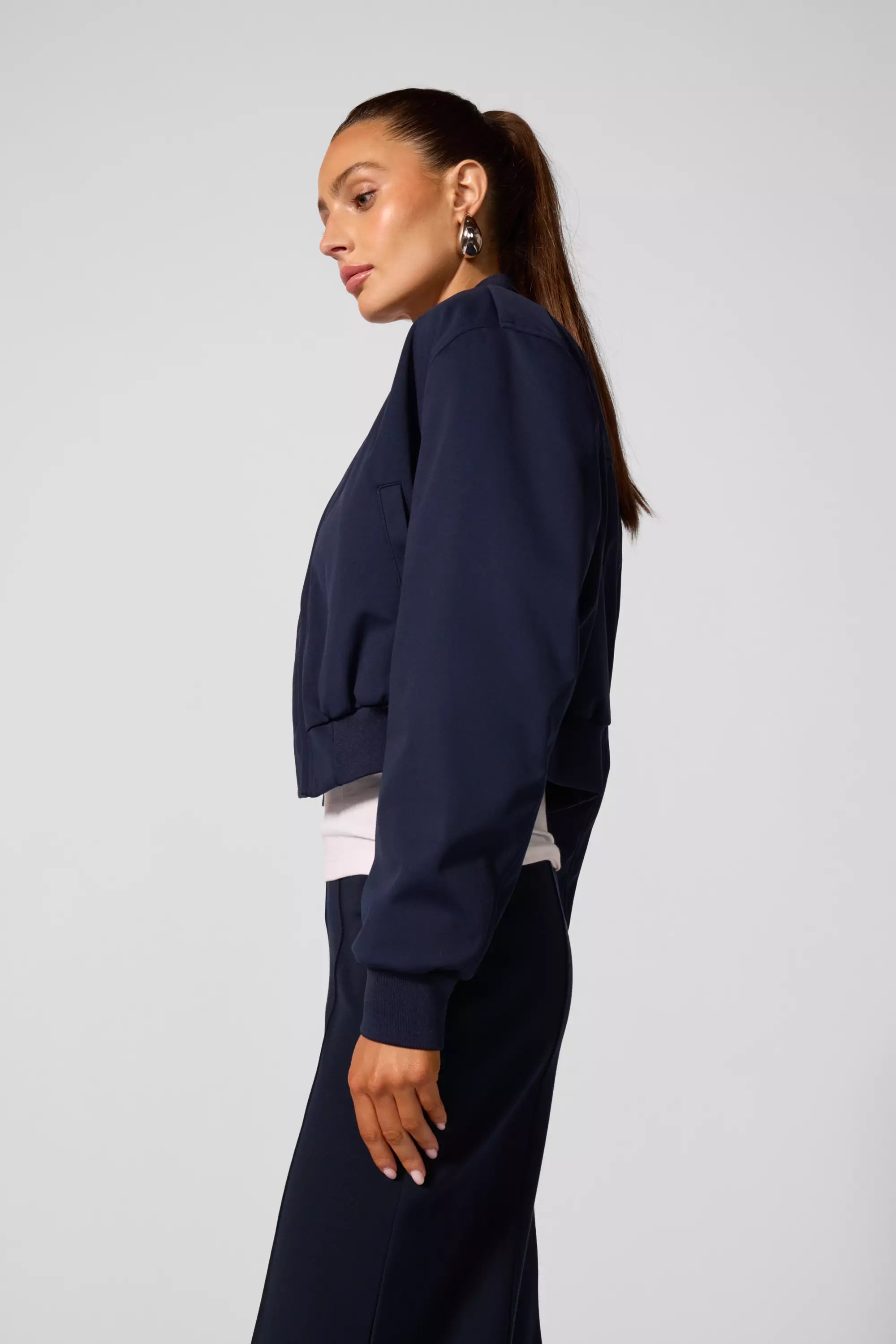 Bomber Veste - Navy Blazer