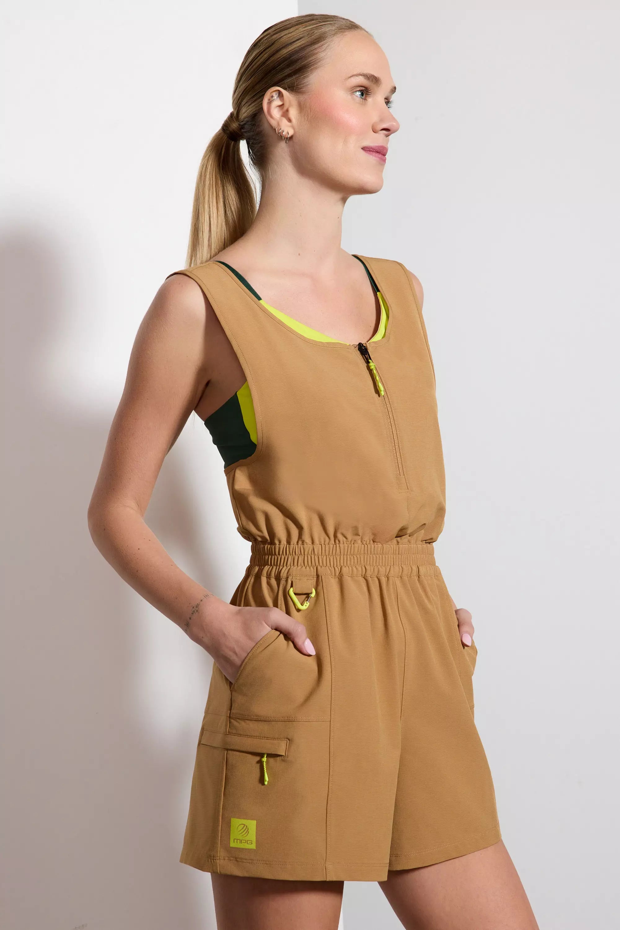 Rove Hiking Romper - Bistre