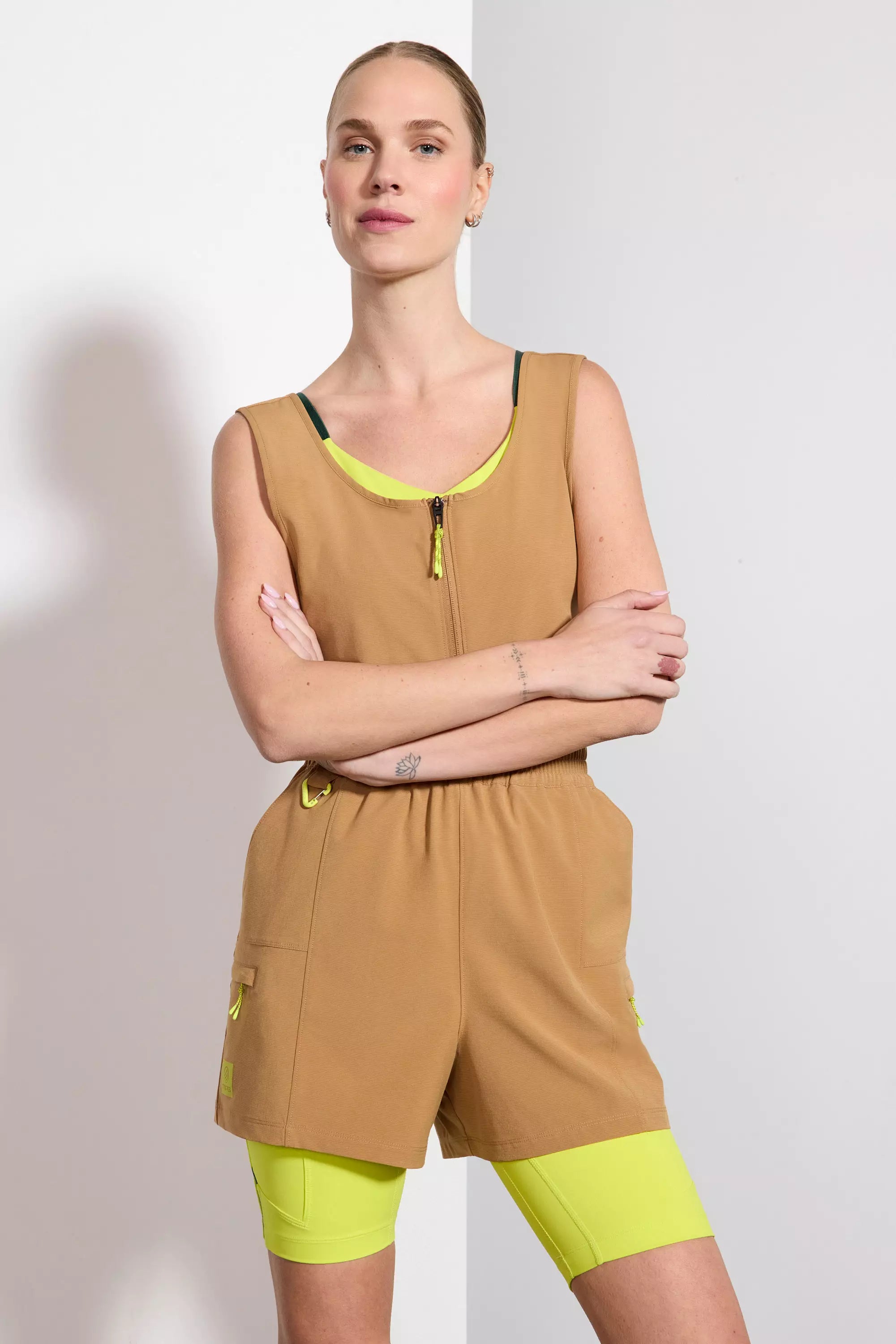 Rove Hiking Romper - Bistre