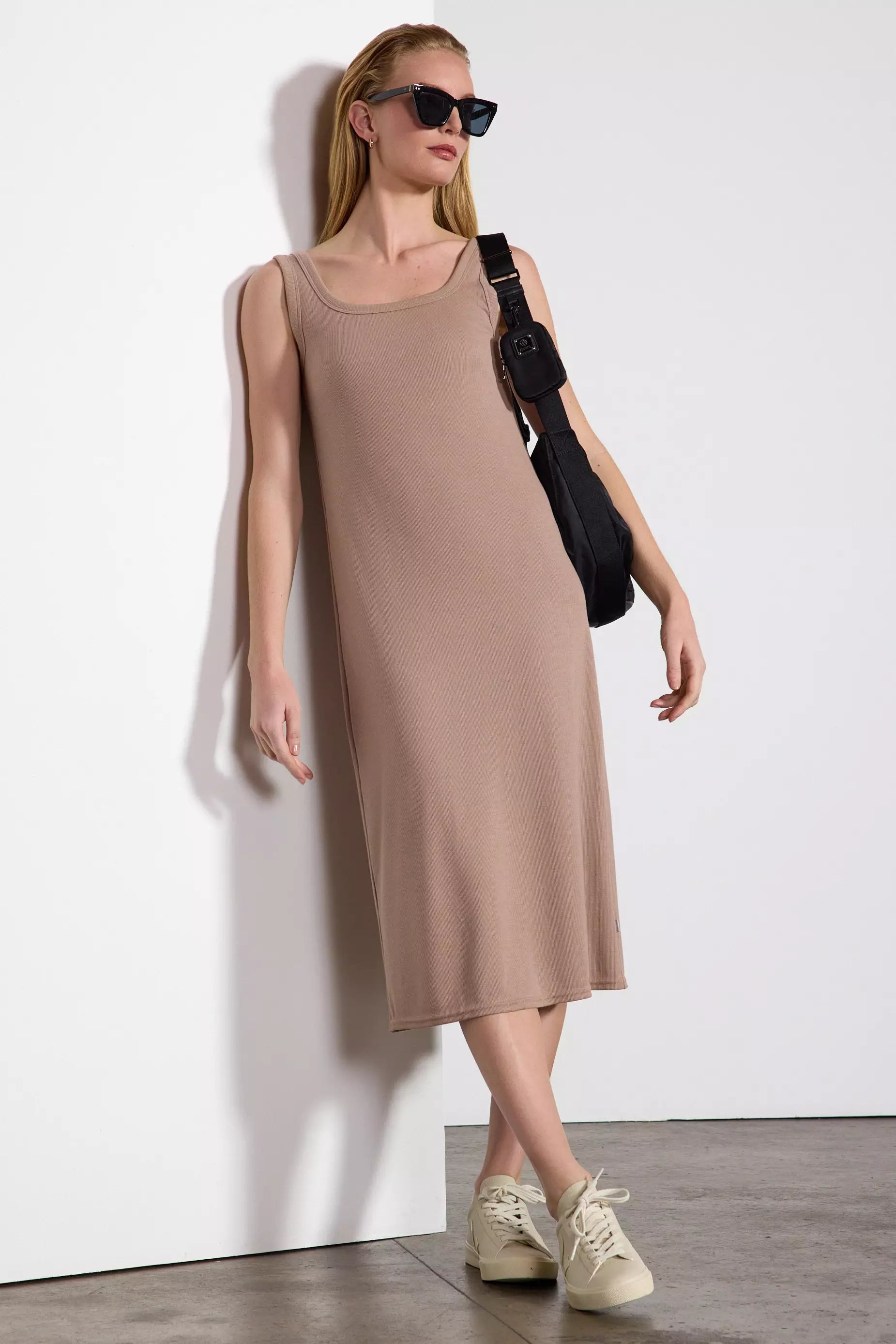 Symphony Cami Dress - Taupe