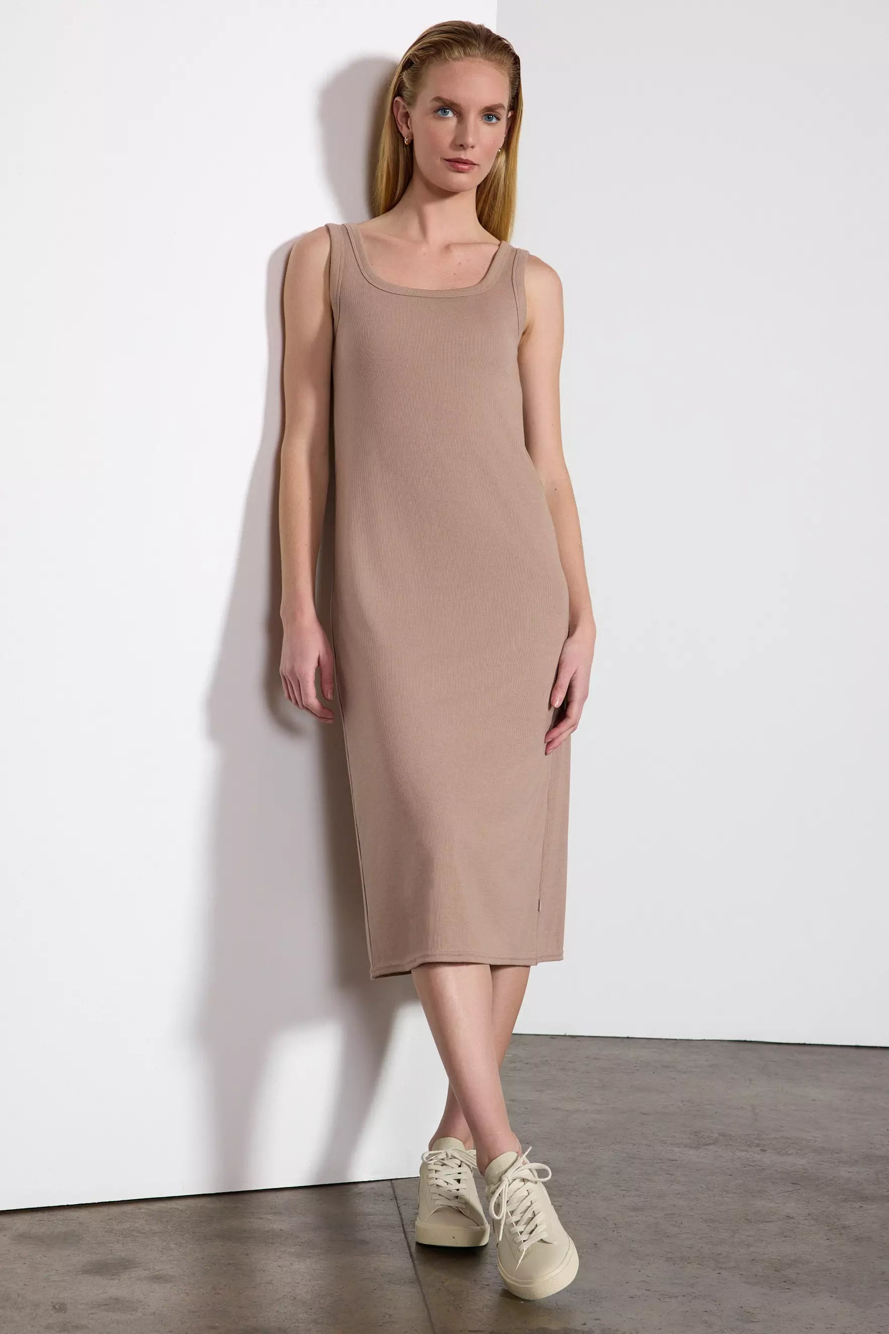 Symphony Cami Dress - Taupe