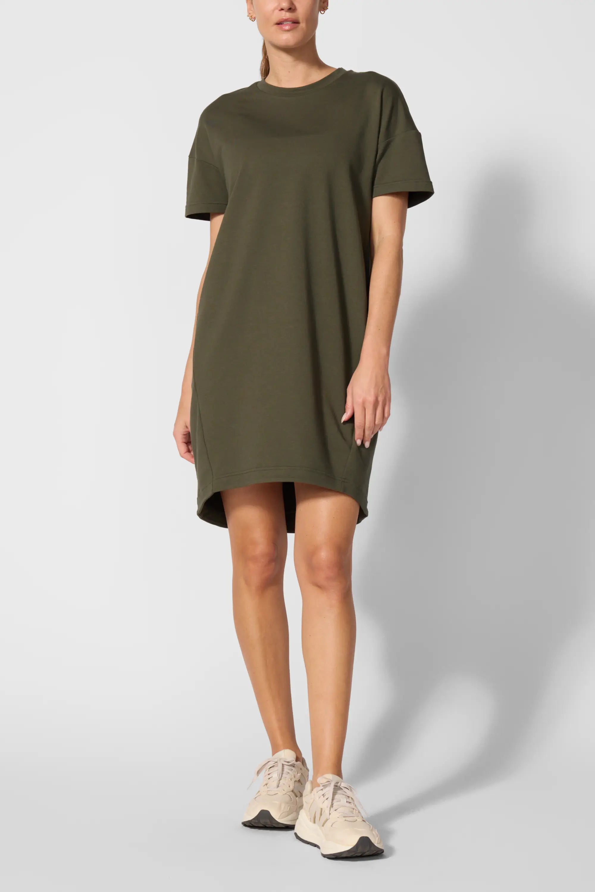 Luxe Terry T-Shirt Dress - Kambaba