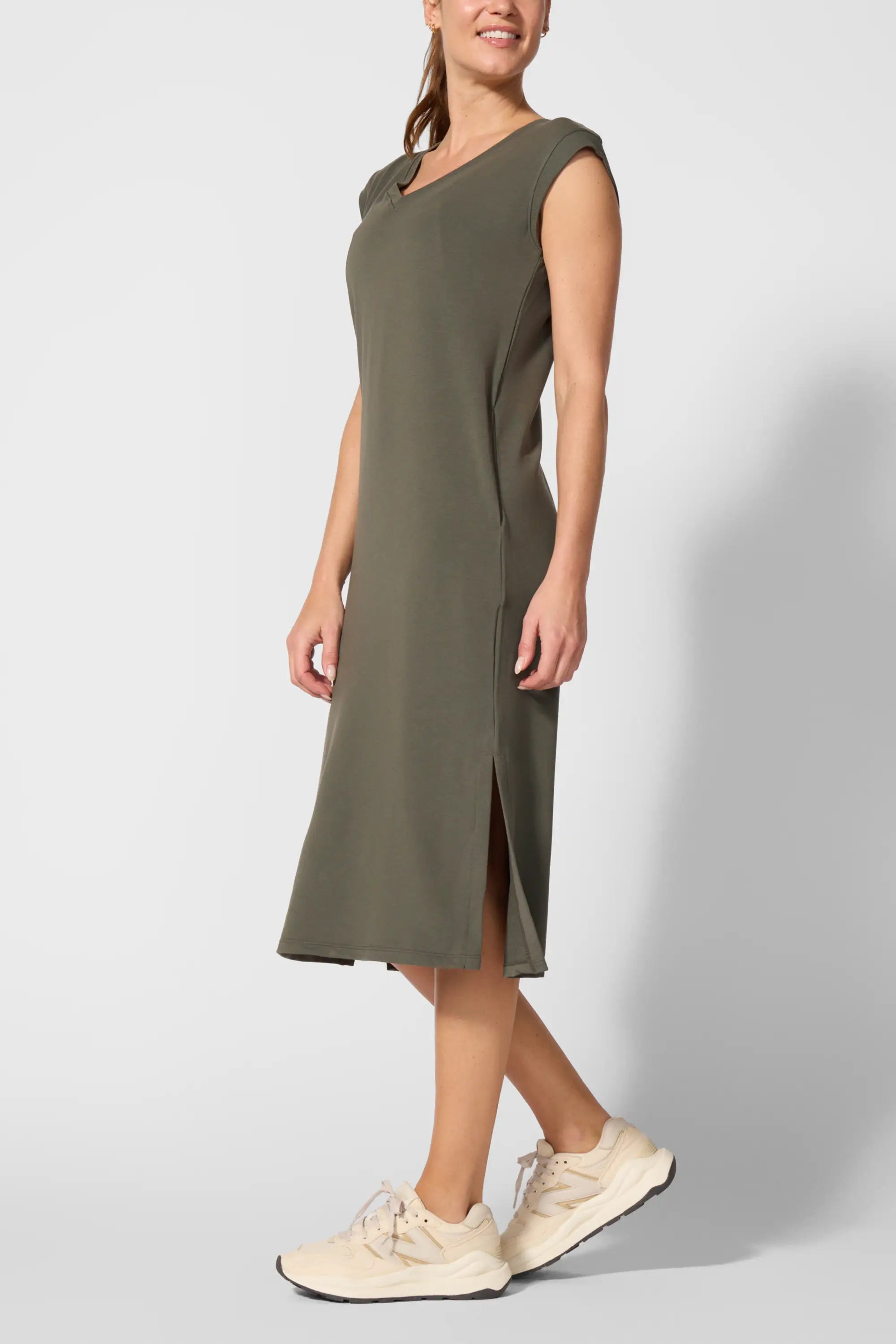 Cozy Fleece Sleeveless Maxi Dress - Kambaba