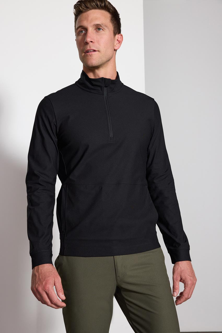 Limitless 1/2 Zip Pullover - Black