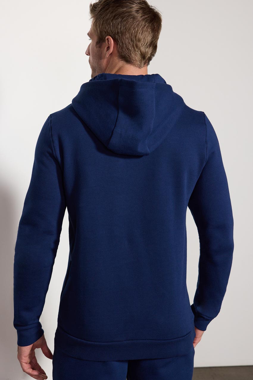 Comfort Men's Fleece Pullover Hoodie - Navy