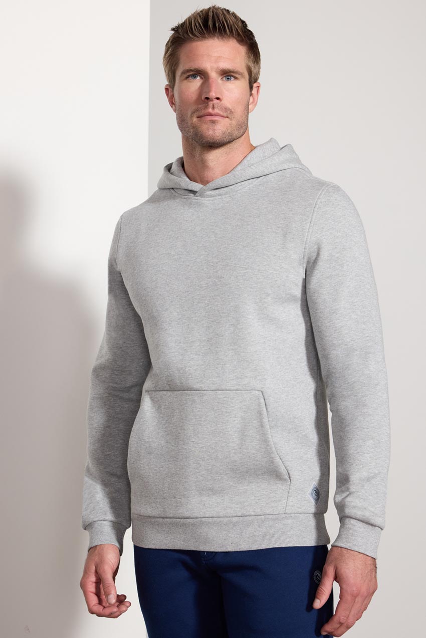 Comfort Men's Fleece Pullover Hoodie - Htr Concrete