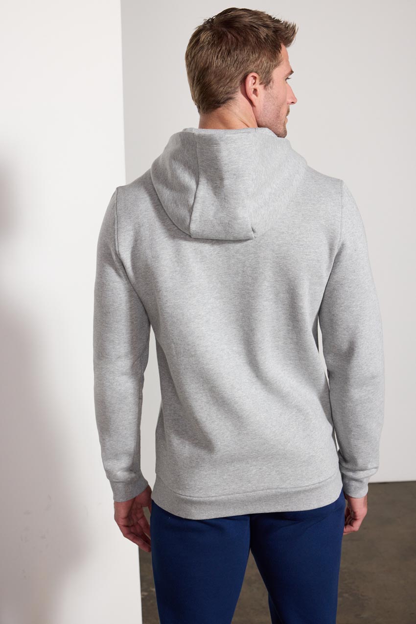 Comfort Men's Fleece Pullover Hoodie - Htr Concrete