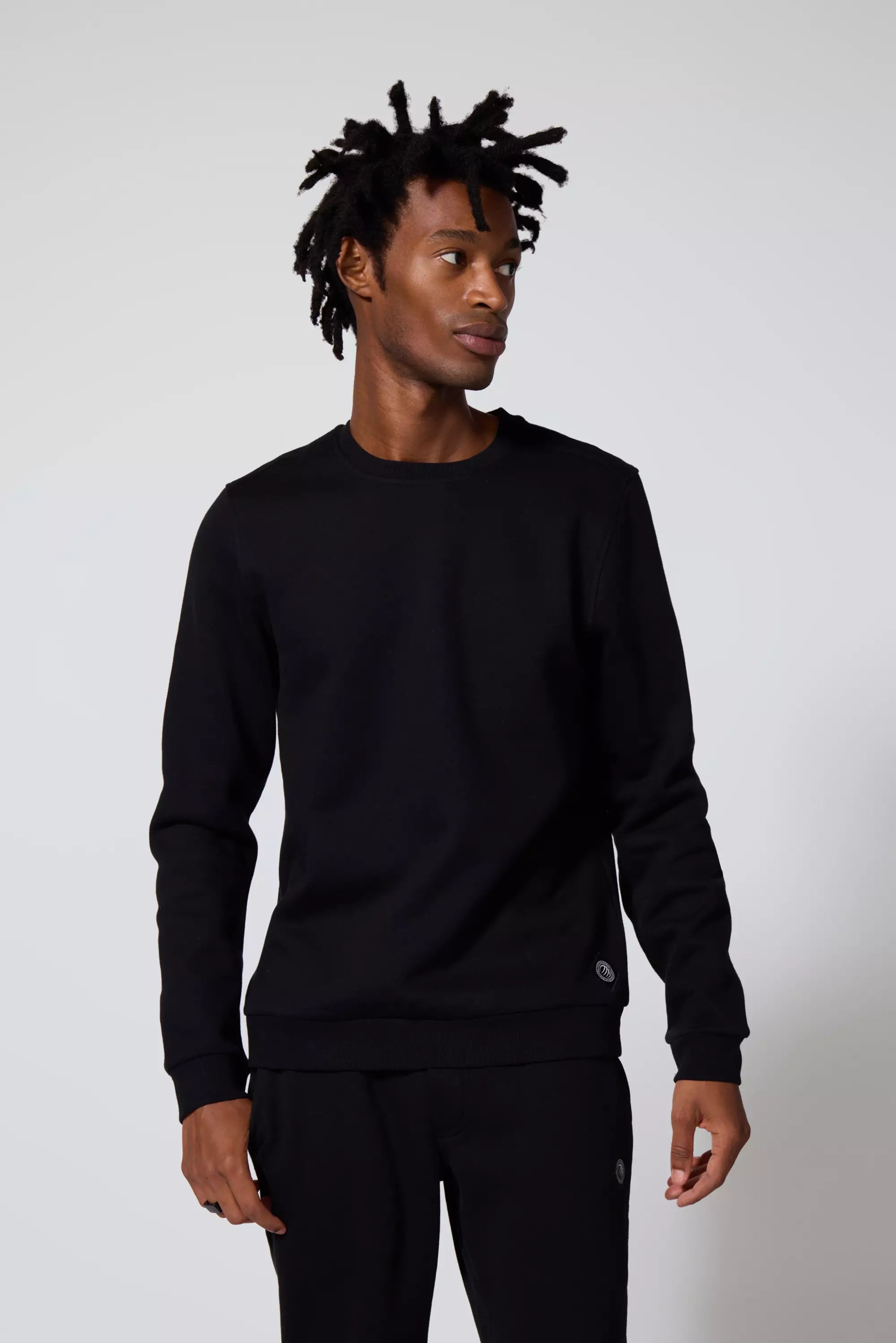 Comfort Men's Fleece Sweatshirt - Black