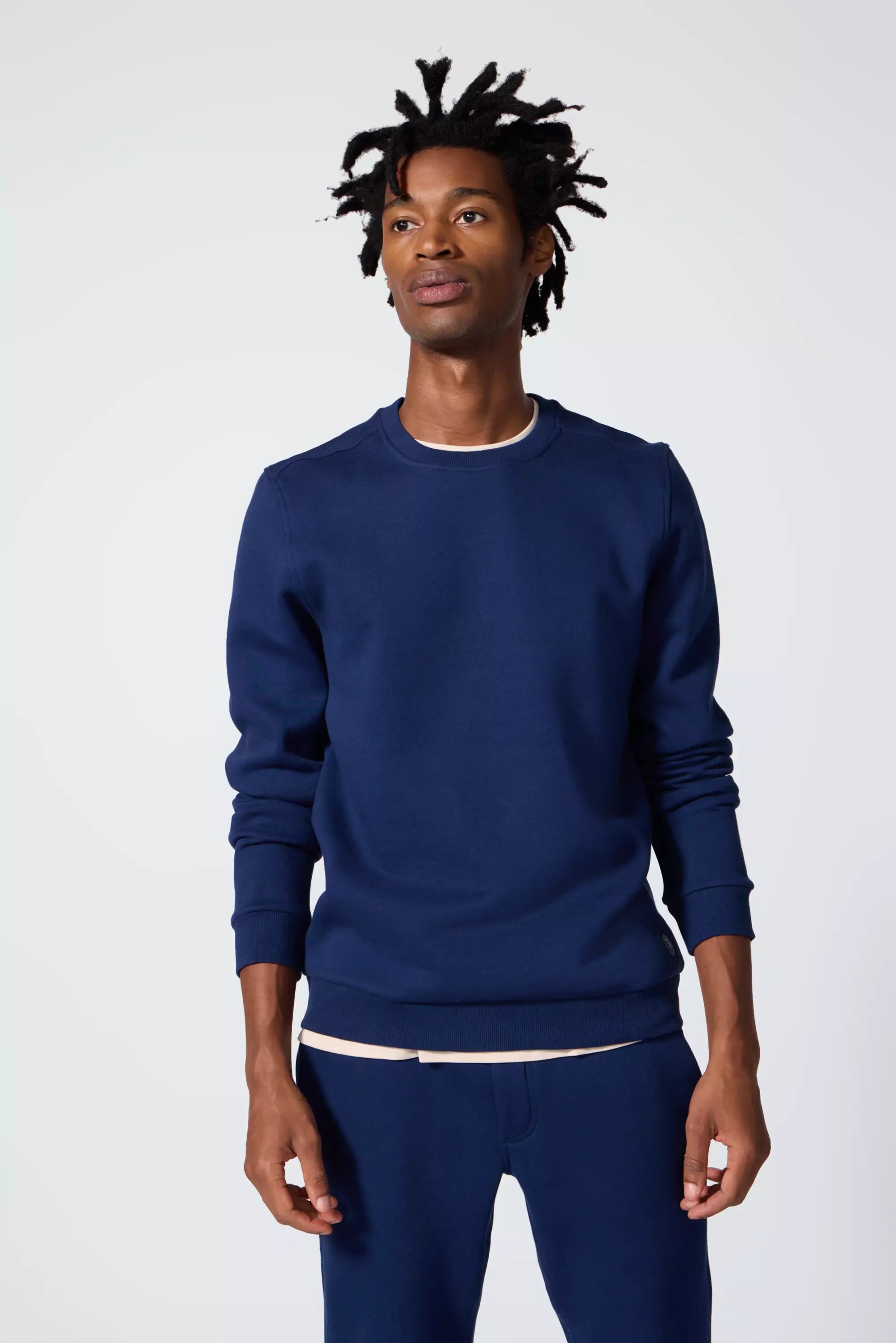 Comfort Men's Fleece Sweatshirt - Navy