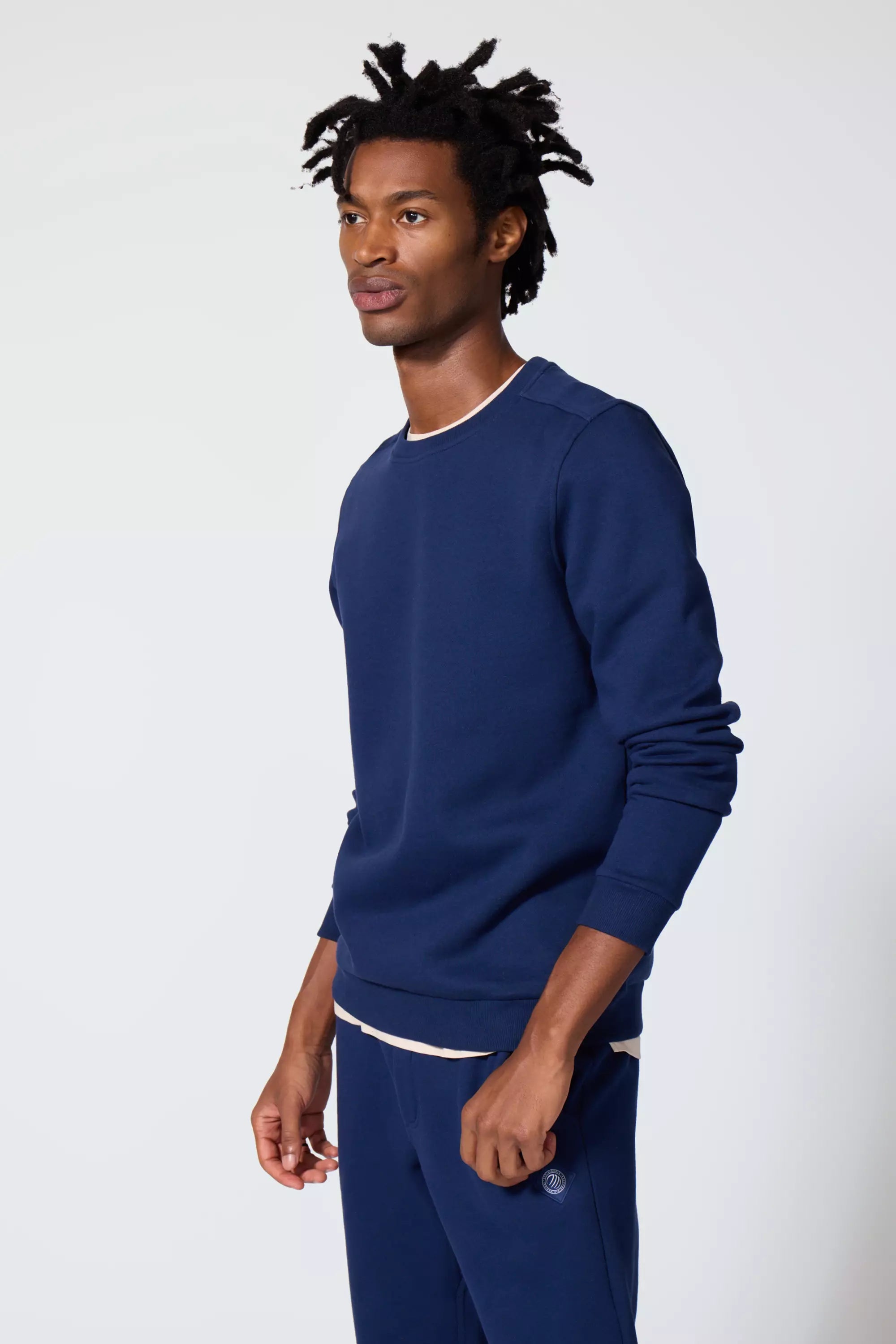 Comfort Men's Fleece Sweatshirt - Navy