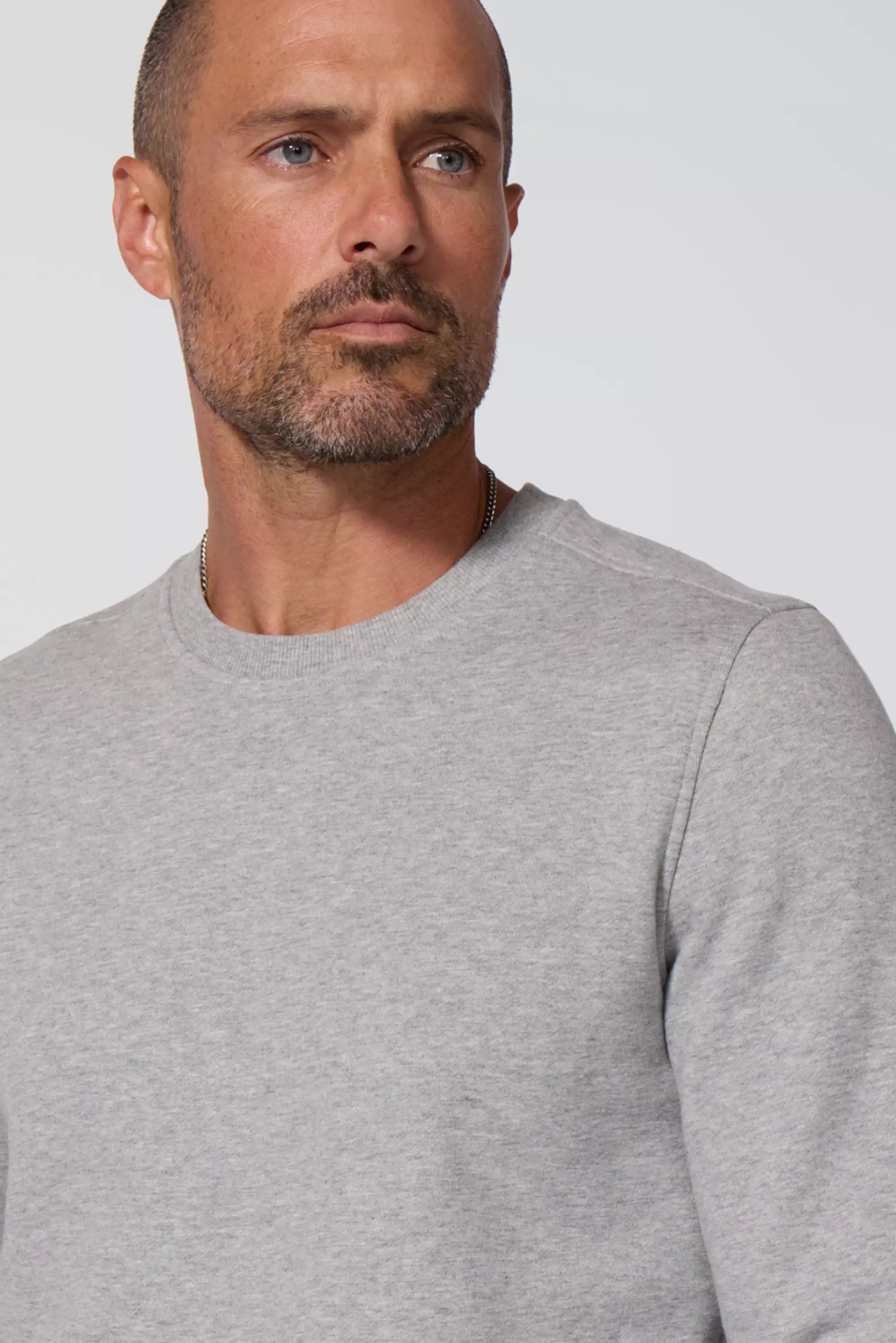 Comfort Men's Fleece Sweatshirt - Htr Concrete