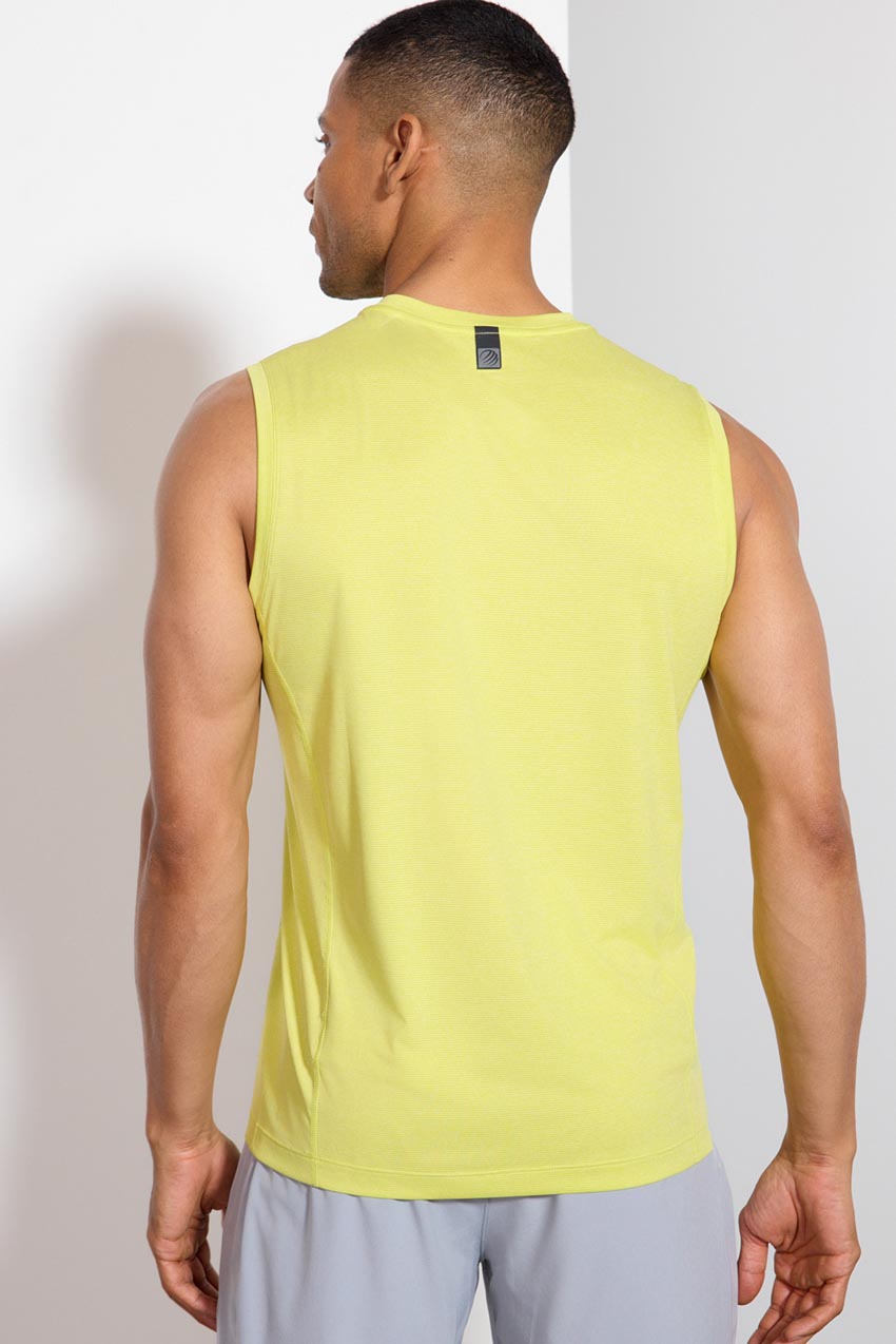 Conquer Crew Neck Tank - Primrose Melange