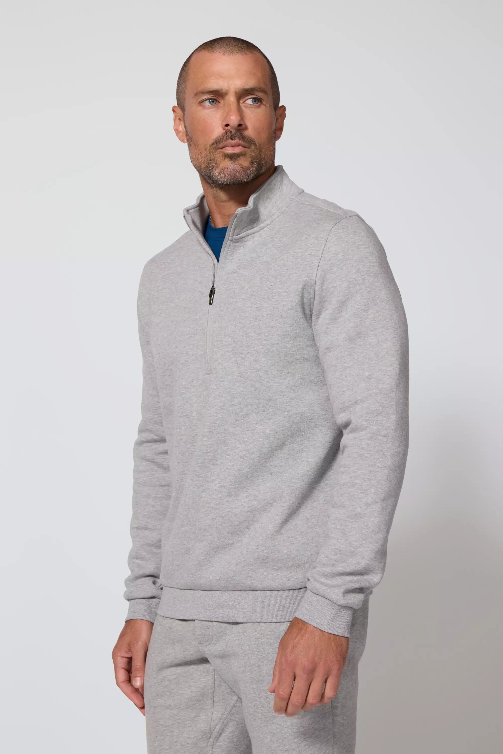 Men's Luxefleece 1/4 Zip  - Htr Concrete