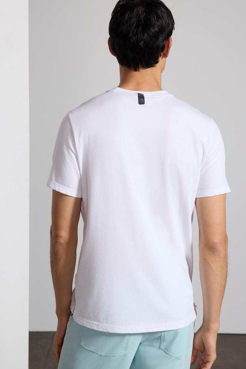 Pima Cotton Tee - blanc