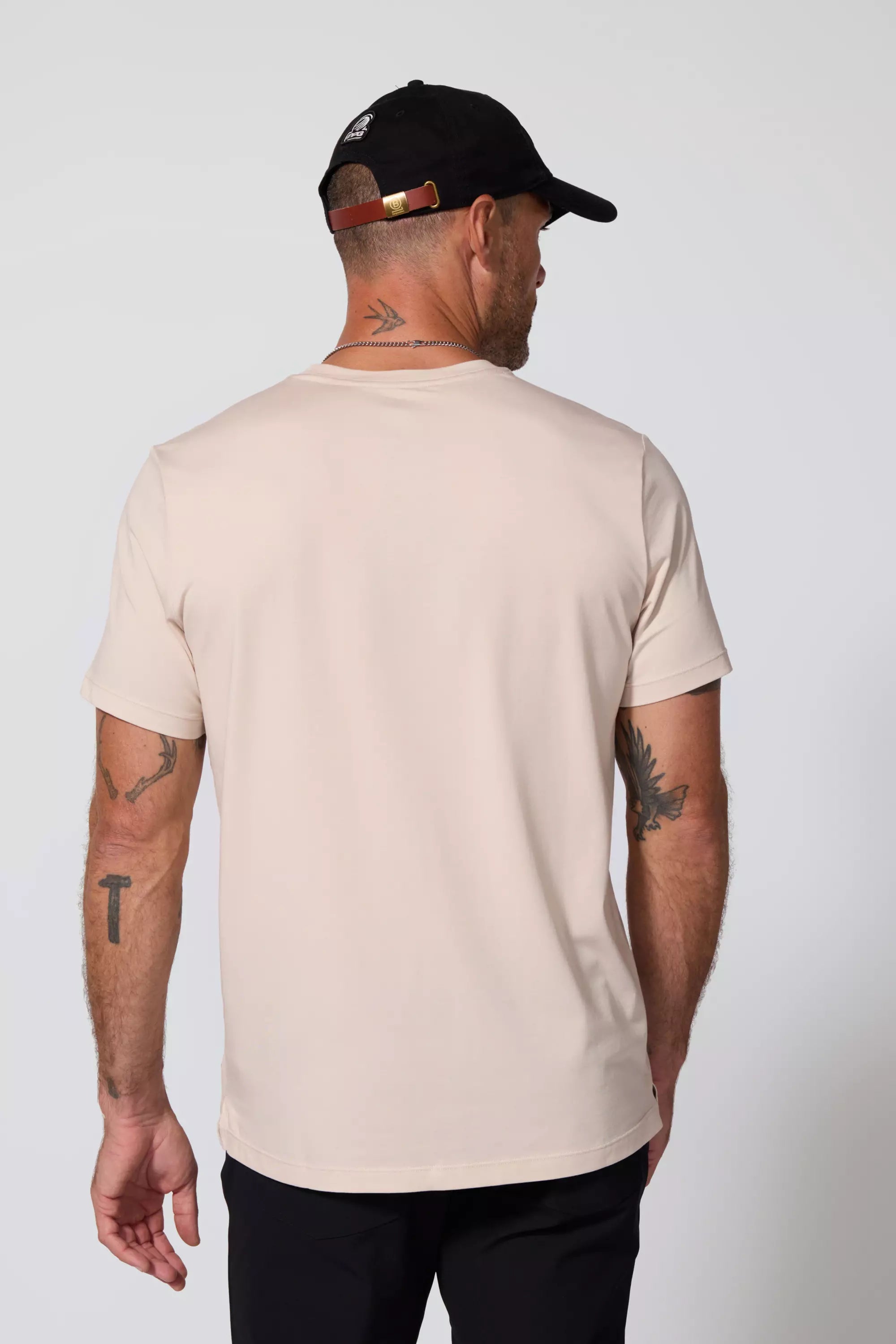 Pima Cotton Tee - Stone