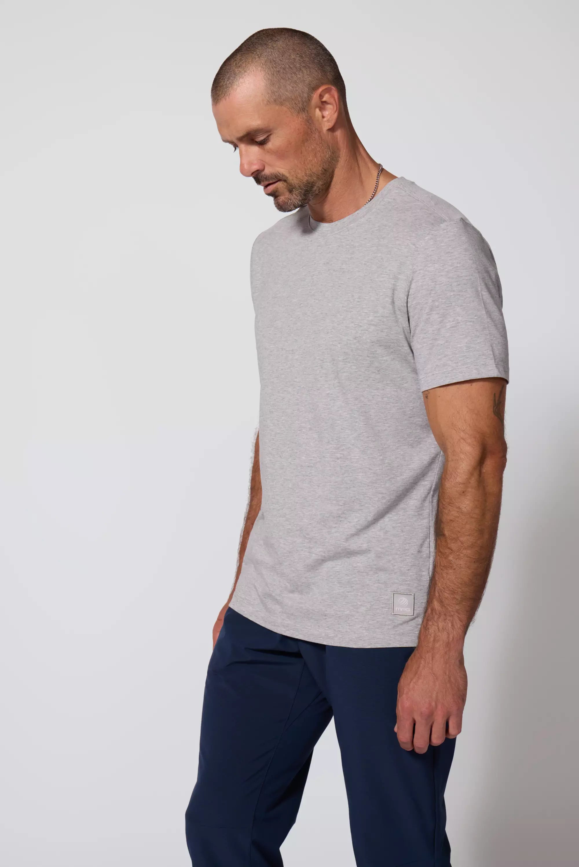 Pima Cotton Tee - Htr Concrete