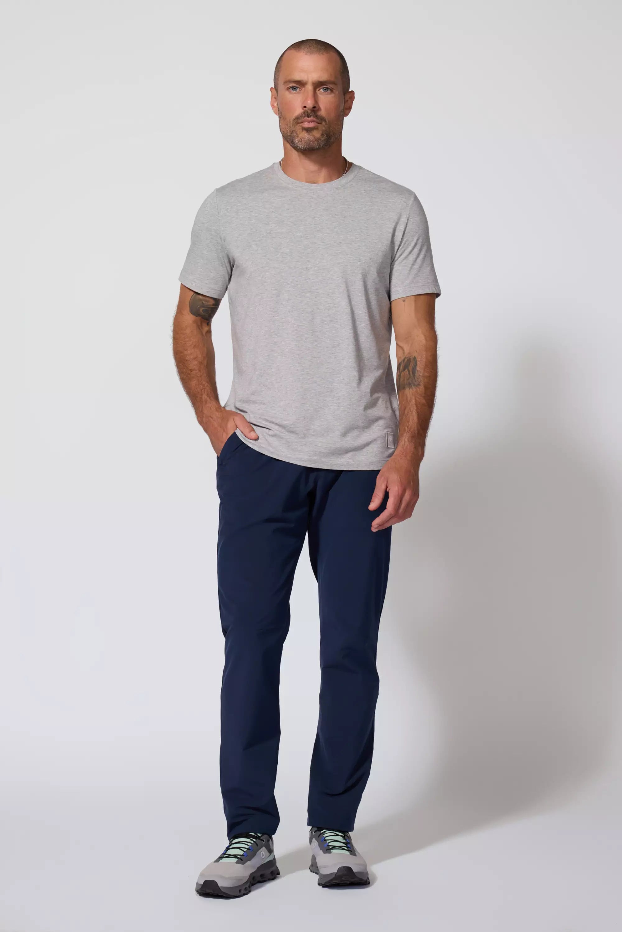 Pima Cotton Tee - Htr Concrete