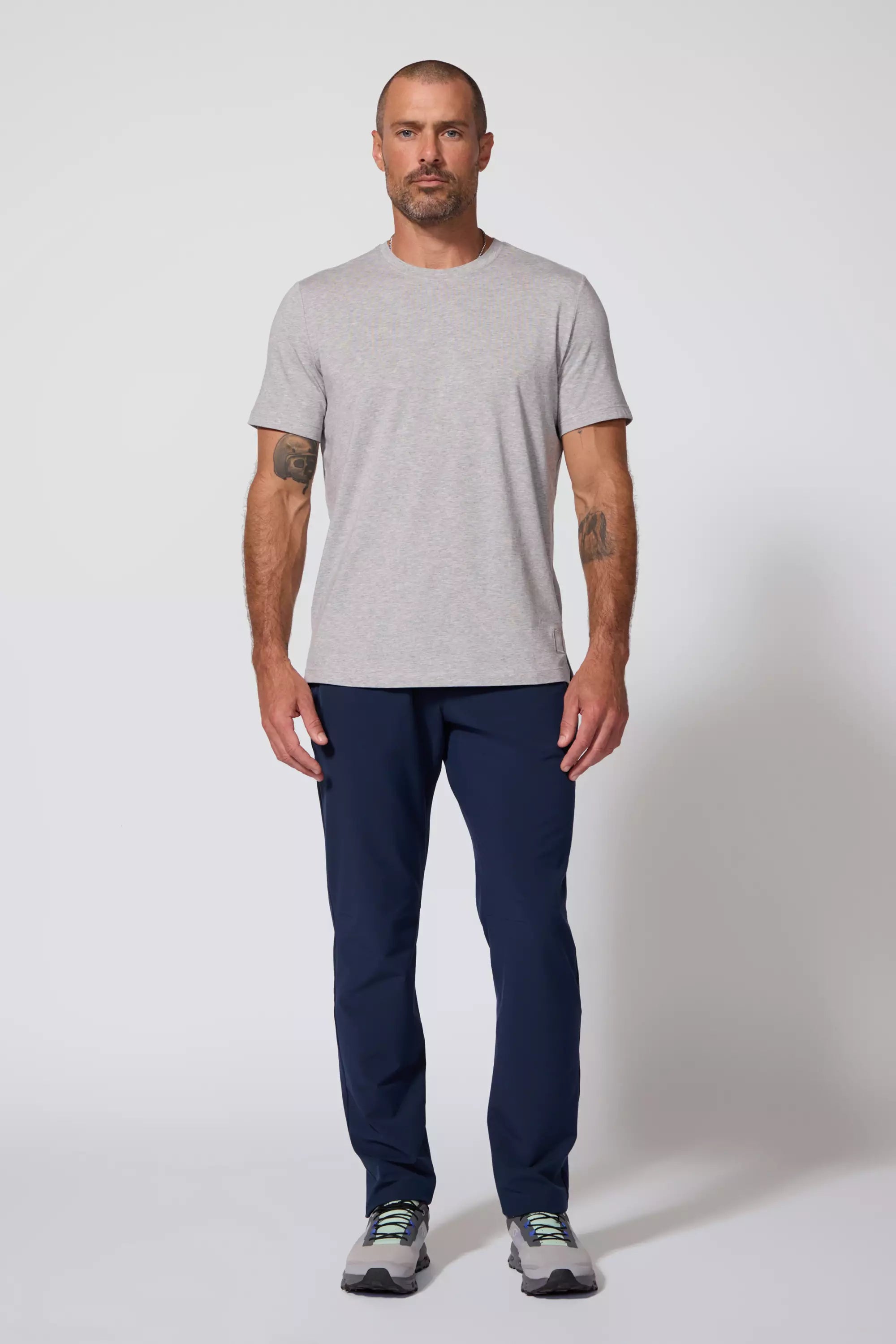 Pima Cotton Tee - Htr Concrete