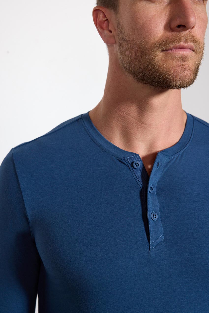 Pima Cotton Henley - Key Largo