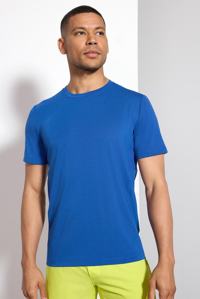 Performance Knit Tee - Blue Quartz