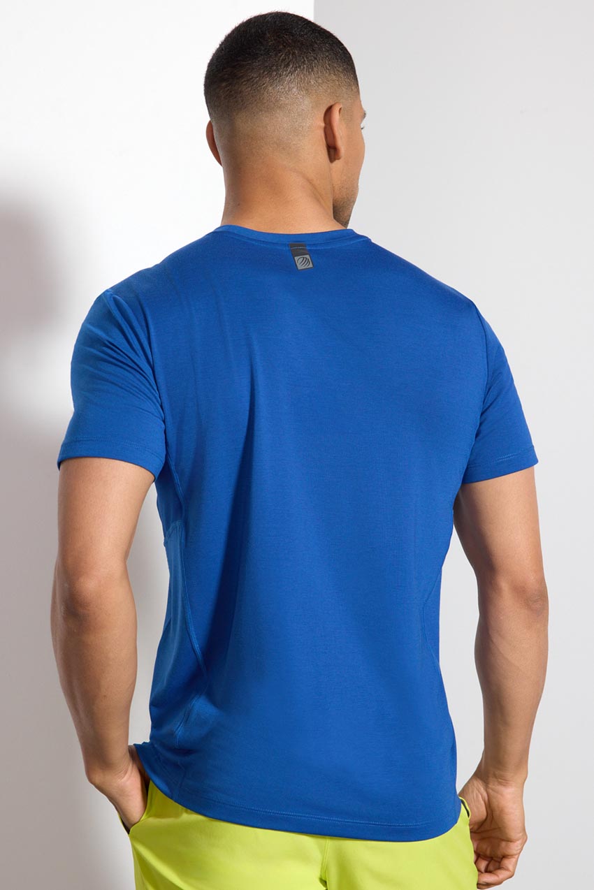 Performance Knit Tee - Blue Quartz