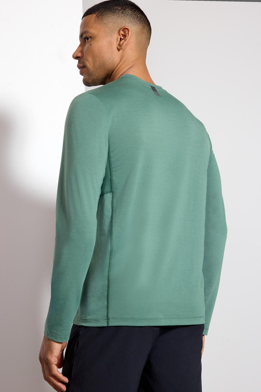 Performance Knit Men's Long Sleeve Tee - Myrtle