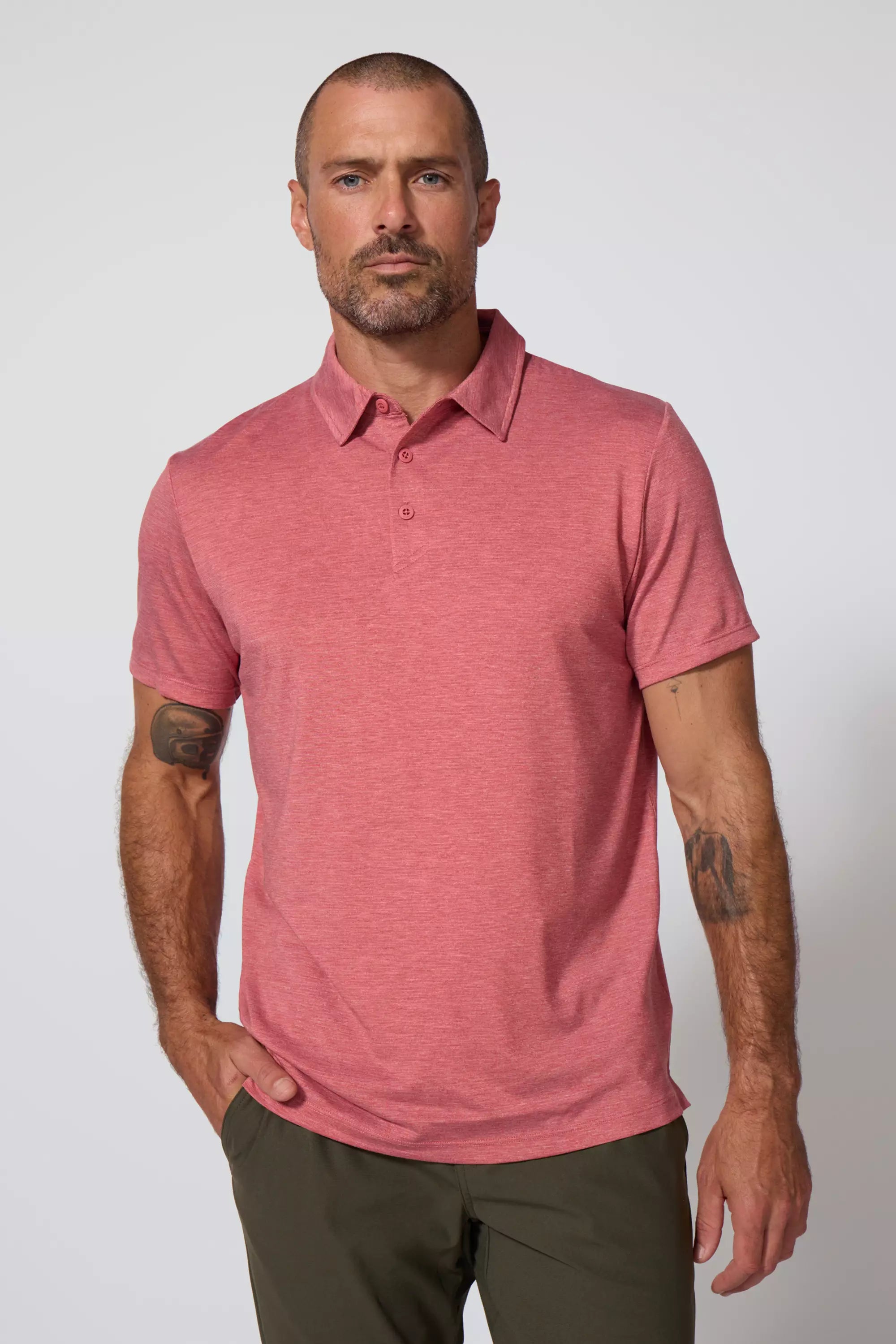 Triumph Polo - Mineral Red Melange