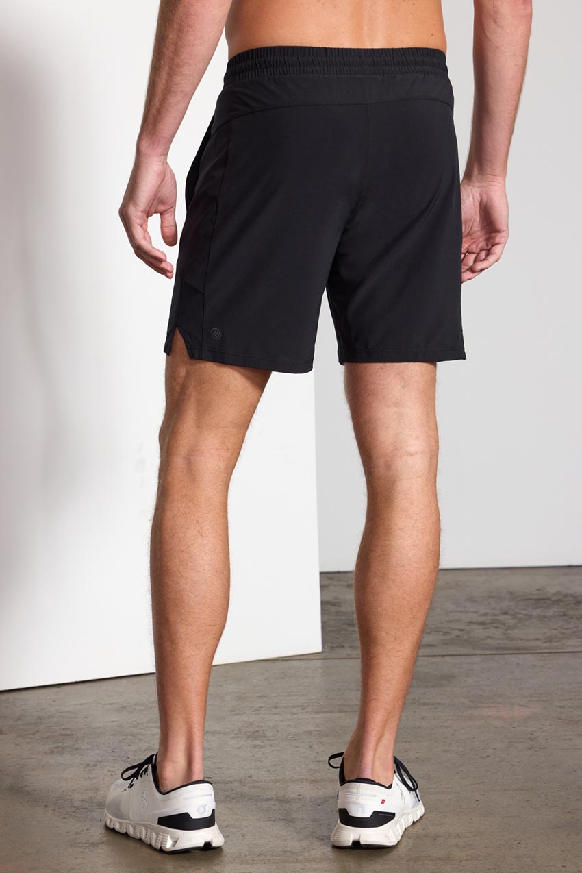 Stride Short with Liner - 7" - Black