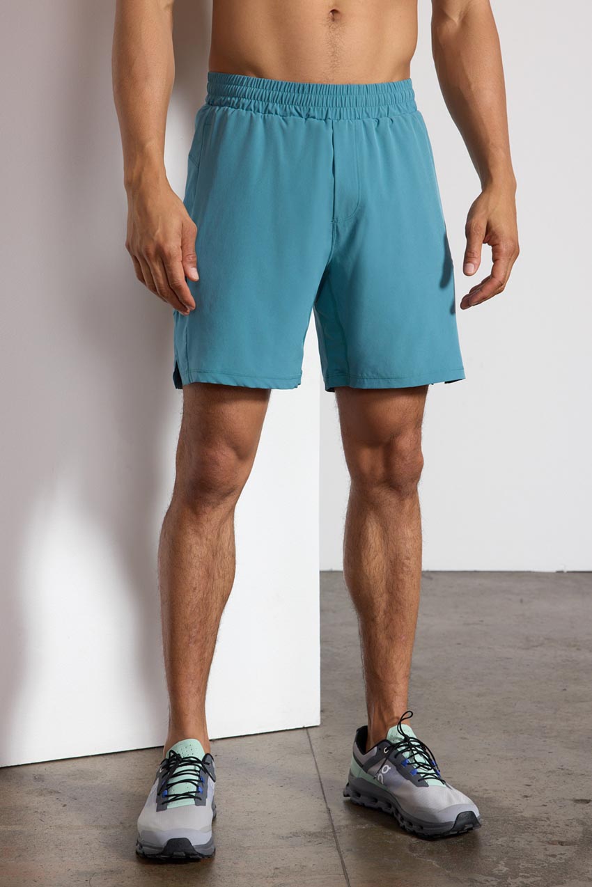 Stride Short with Liner - 7" - Hydro/Primrose