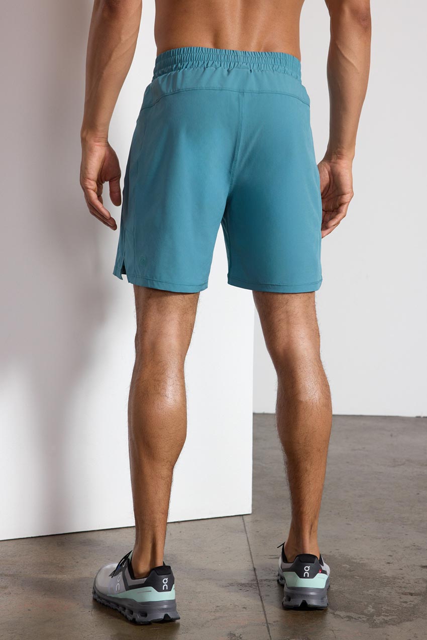 Stride Short with Liner - 7" - Hydro/Primrose