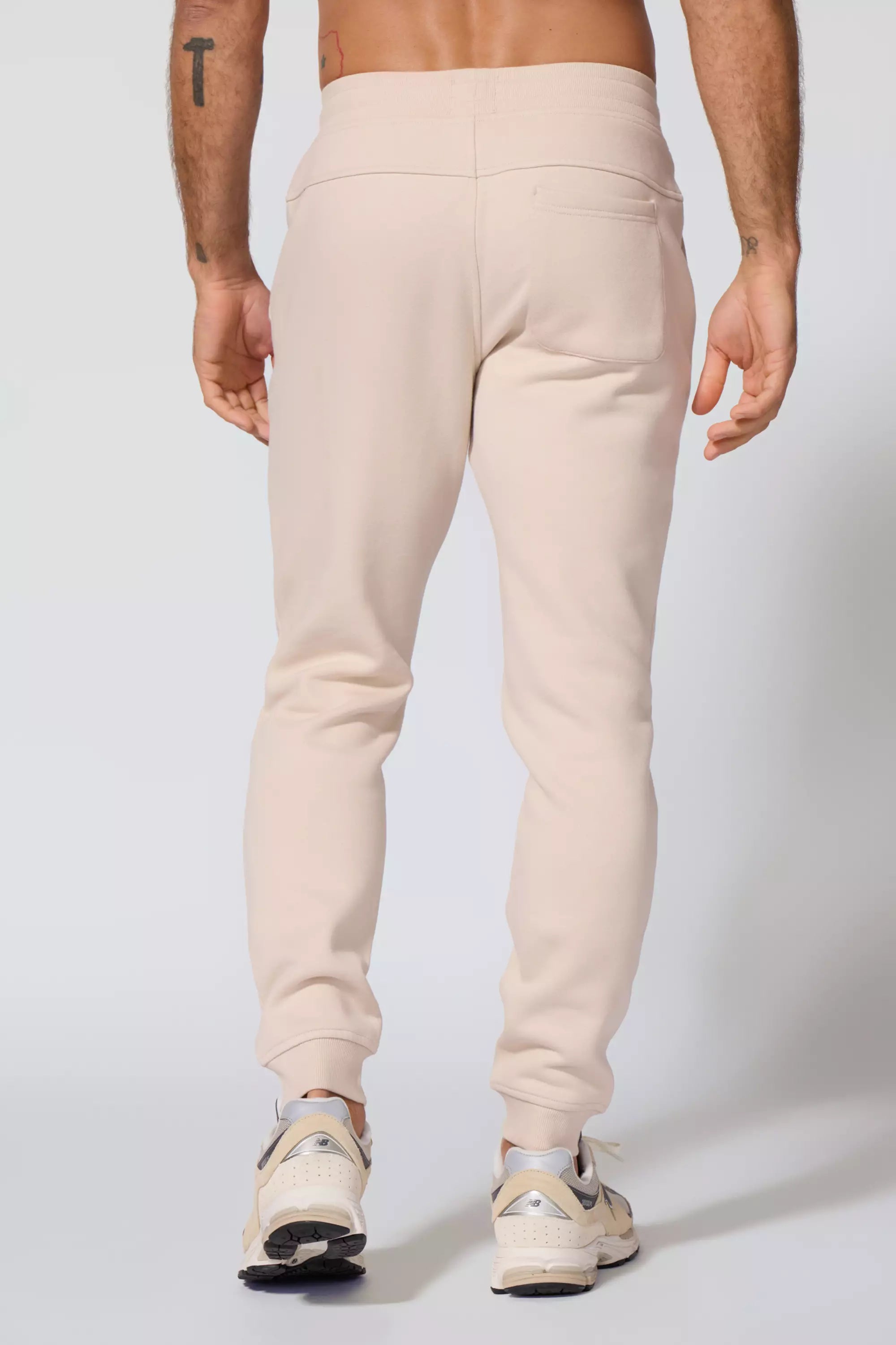 Comfort Men's Fleece Jogger - Stone