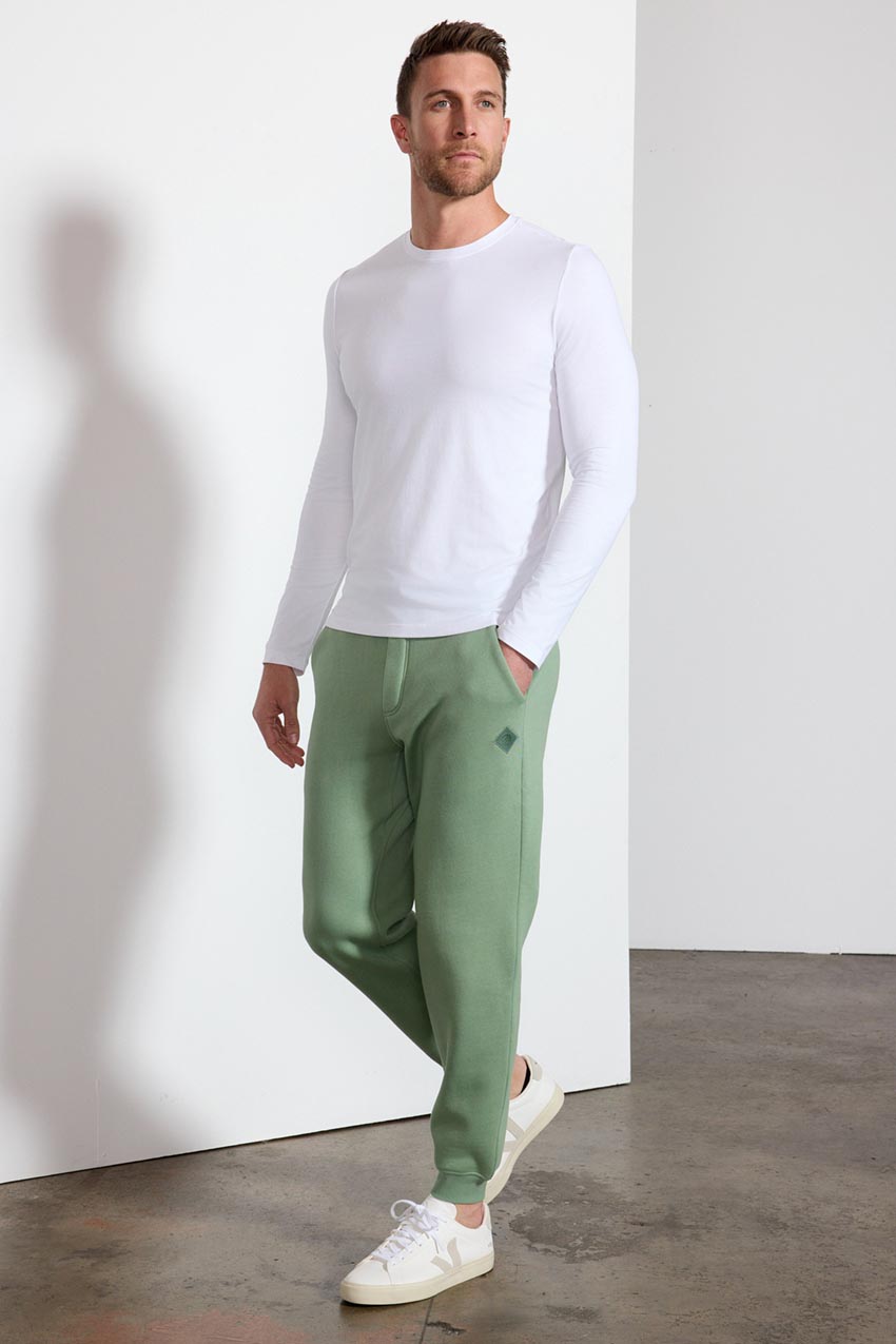 Jogger de Luxefleece para hombres - Hedge Green