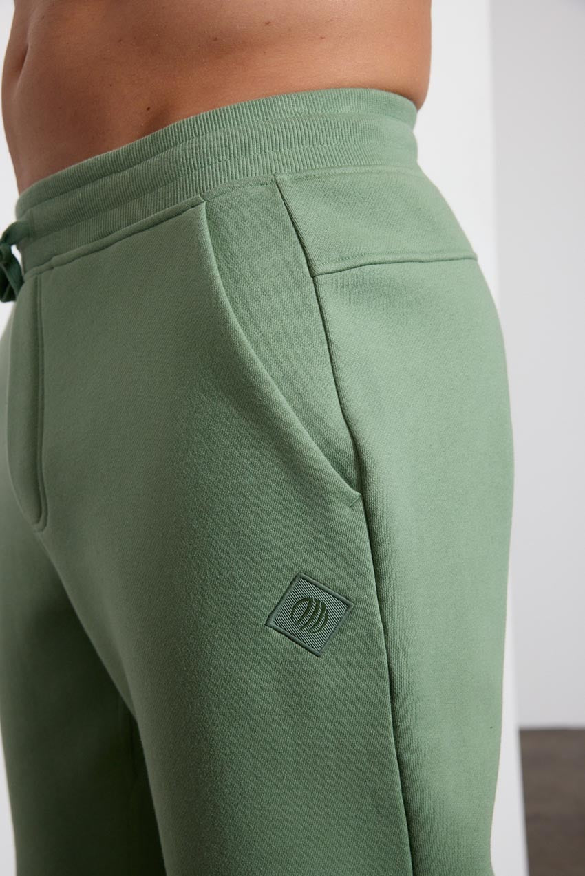 Comfort Men's Fleece Jogger - Hedge Green