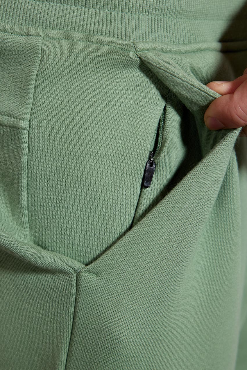 Comfort Men's Fleece Jogger - Hedge Green