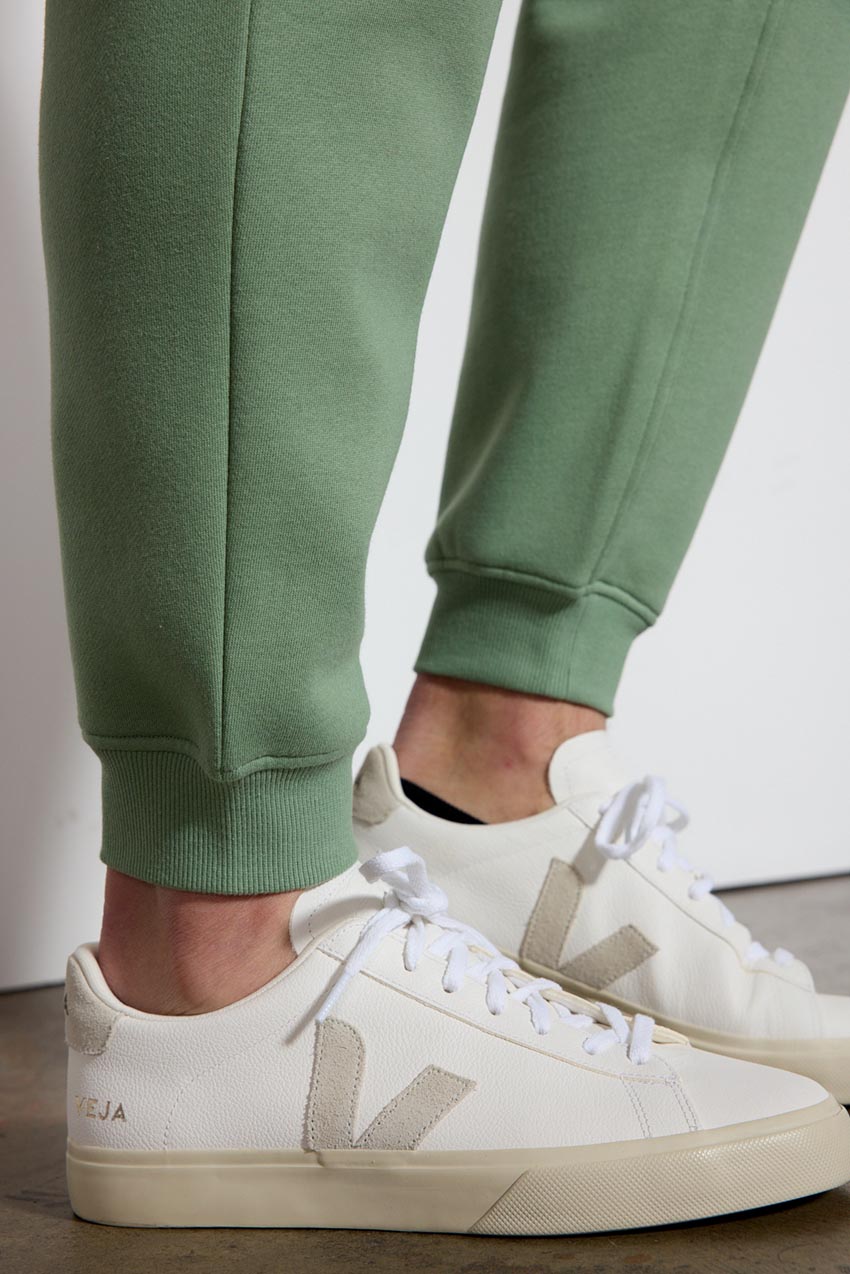 Comfort Men's Fleece Jogger - Hedge Green