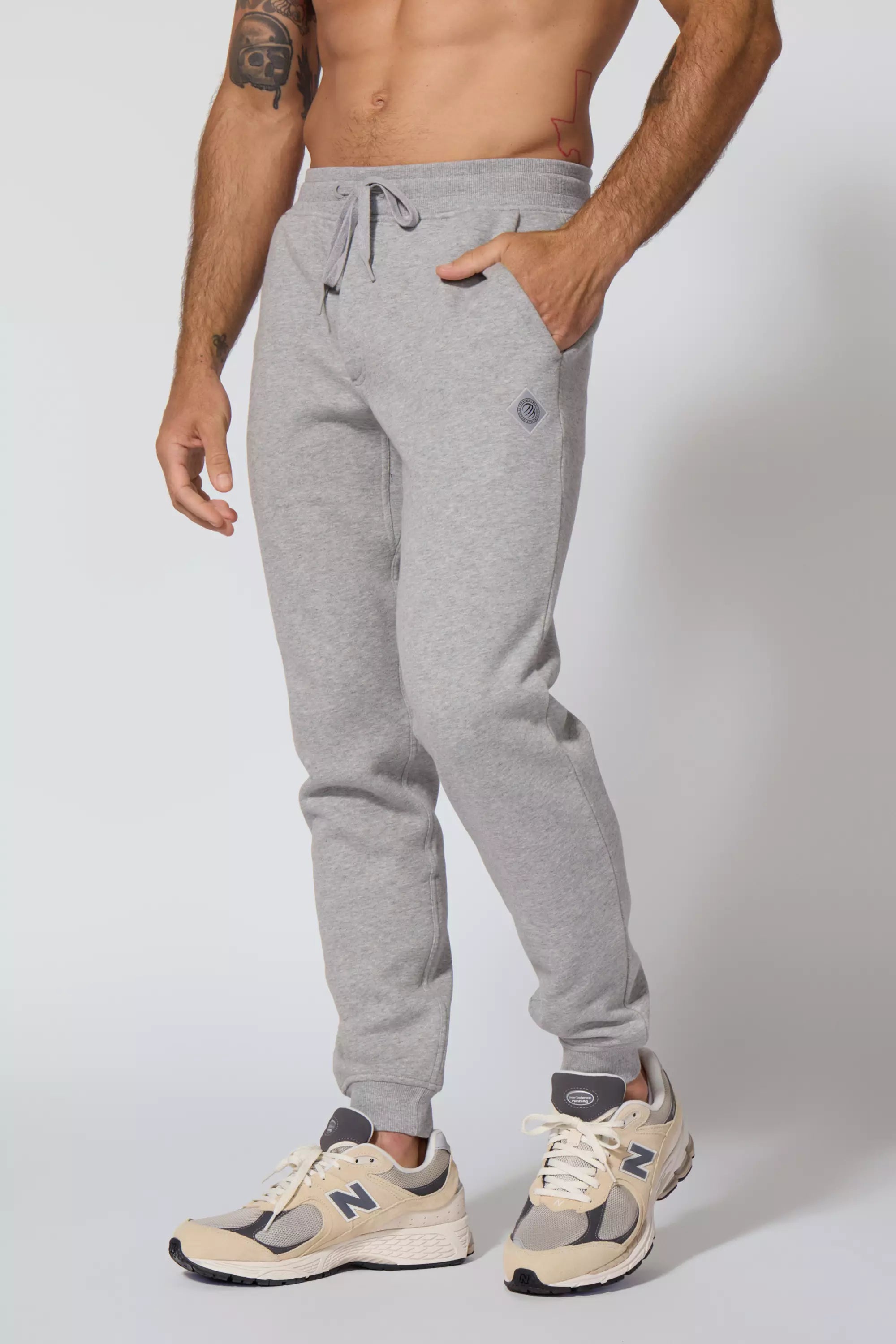 Comfort Men's Fleece Jogger - Htr Concrete