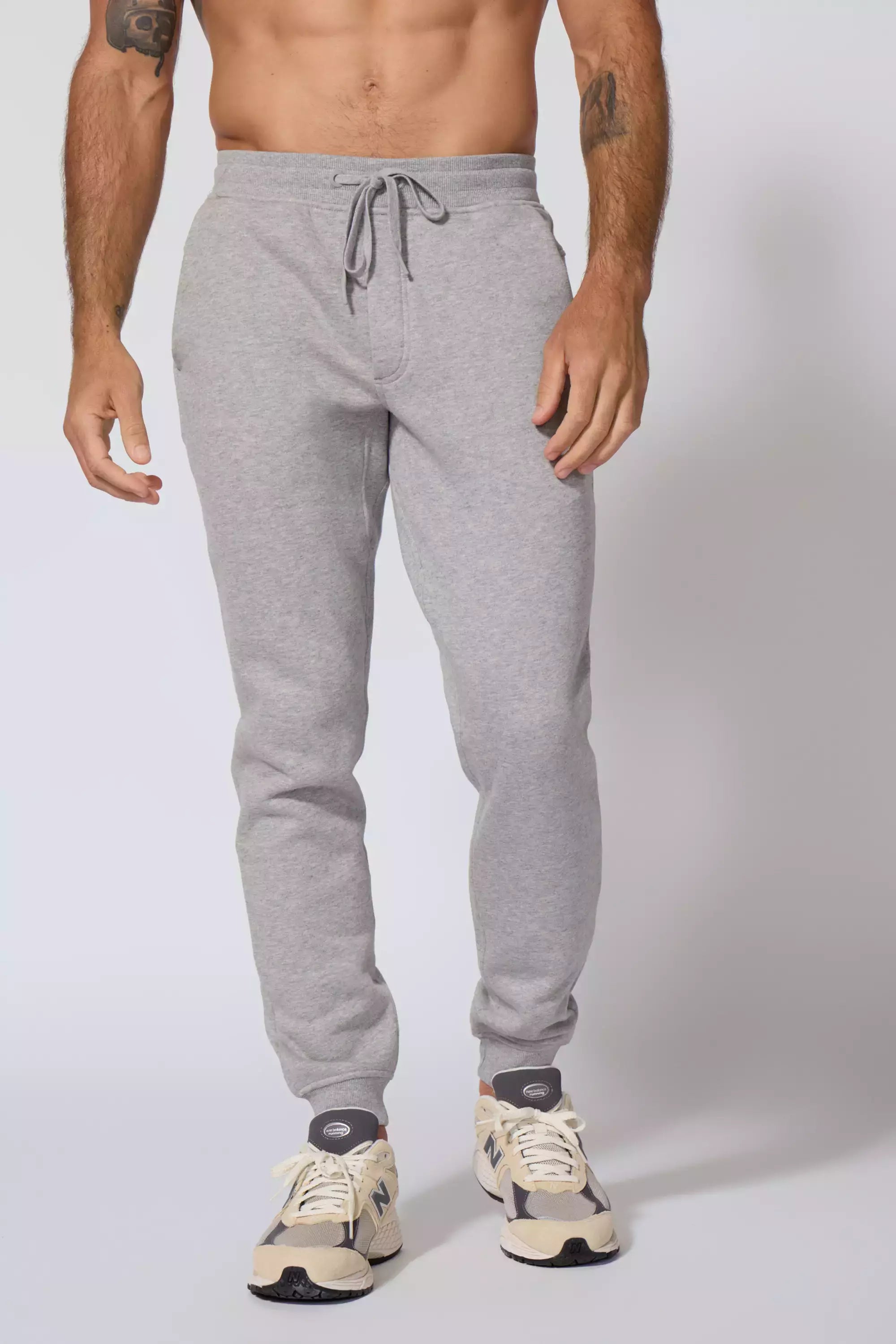 Comfort Men's Fleece Jogger - Htr Concrete