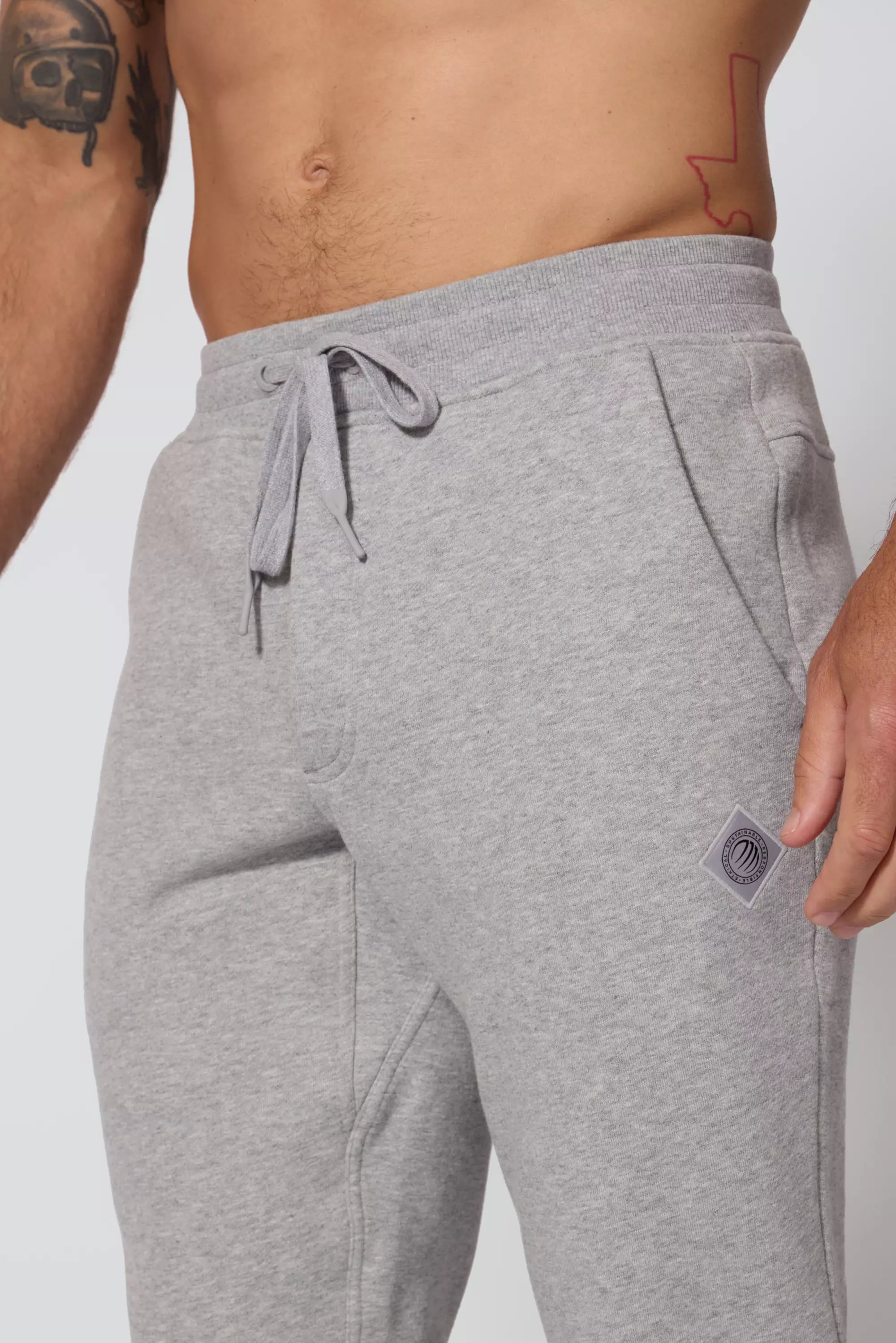 Comfort Men's Fleece Jogger - Htr Concrete