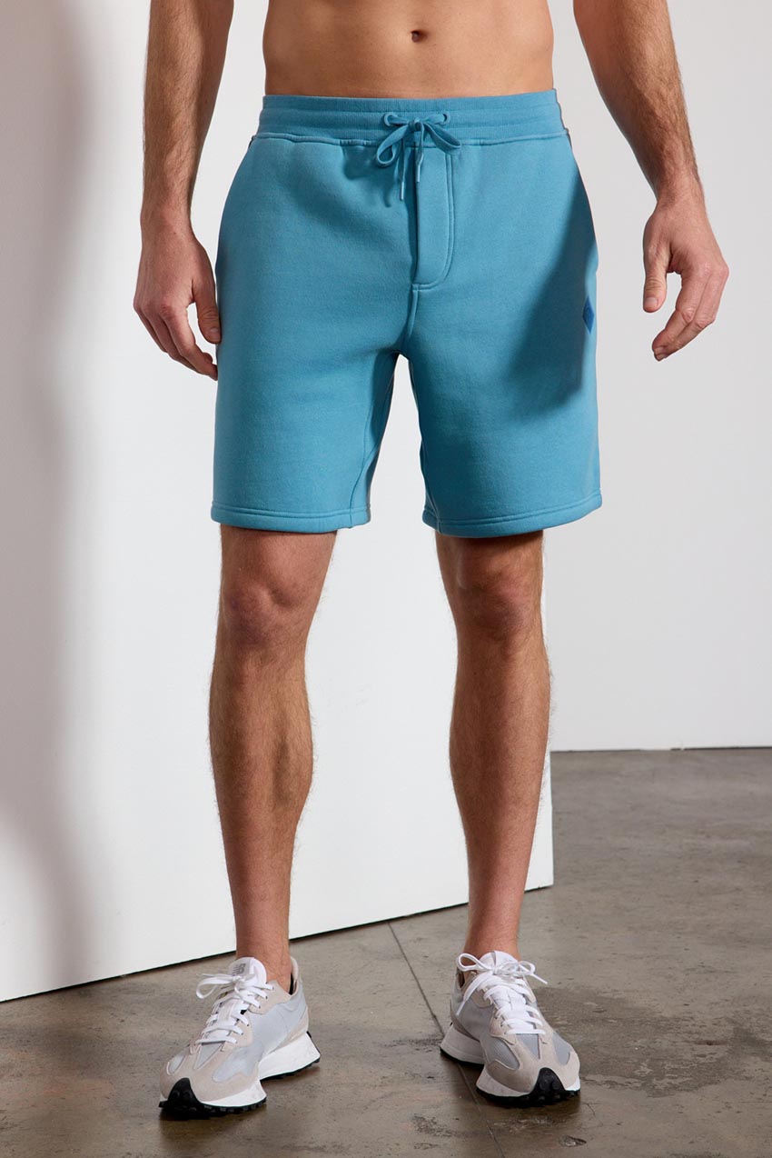 Comfort Men's Fleece Short - Adriatic Blue