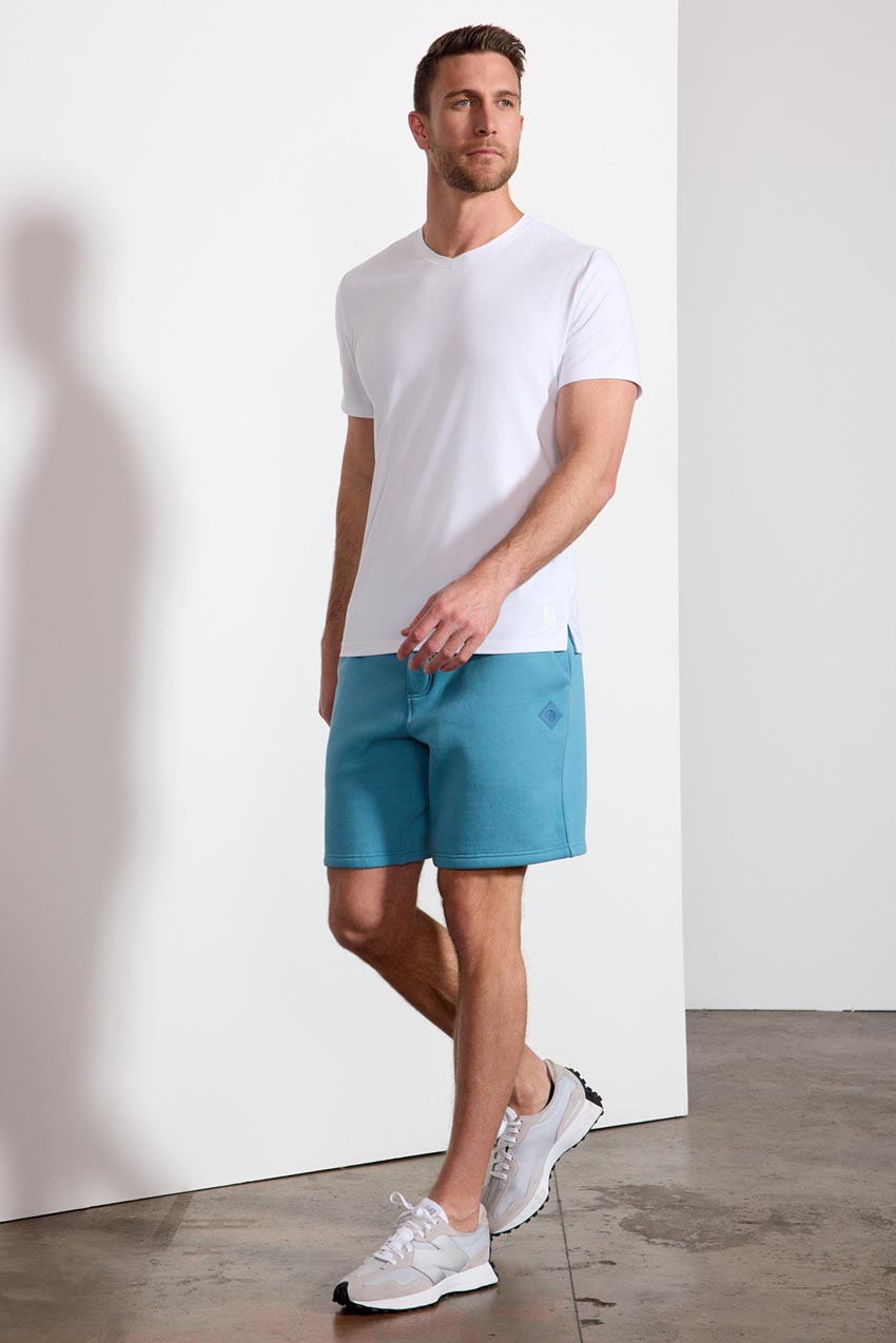 Comfort Men's Fleece Short - Adriatic Blue