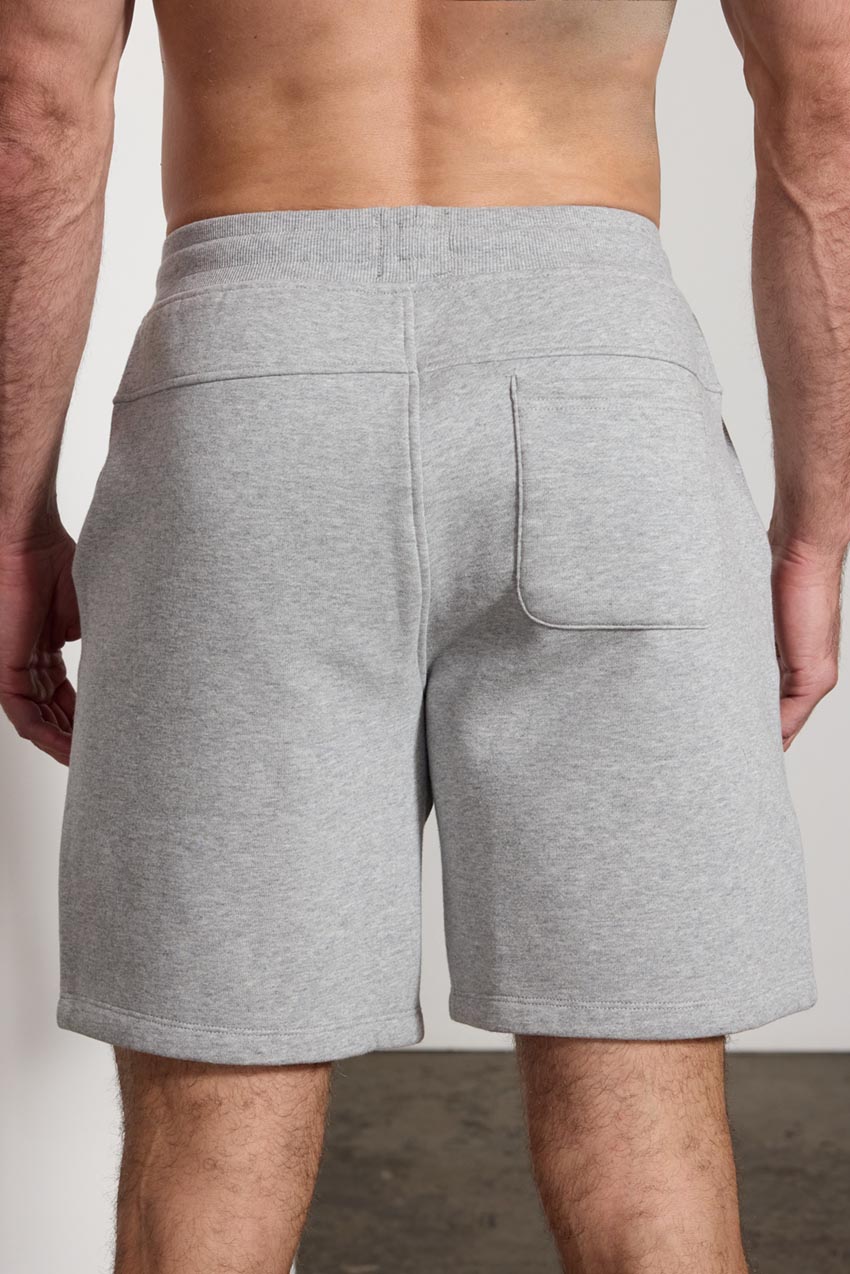 Comfort Men's Fleece Short - Htr Concrete