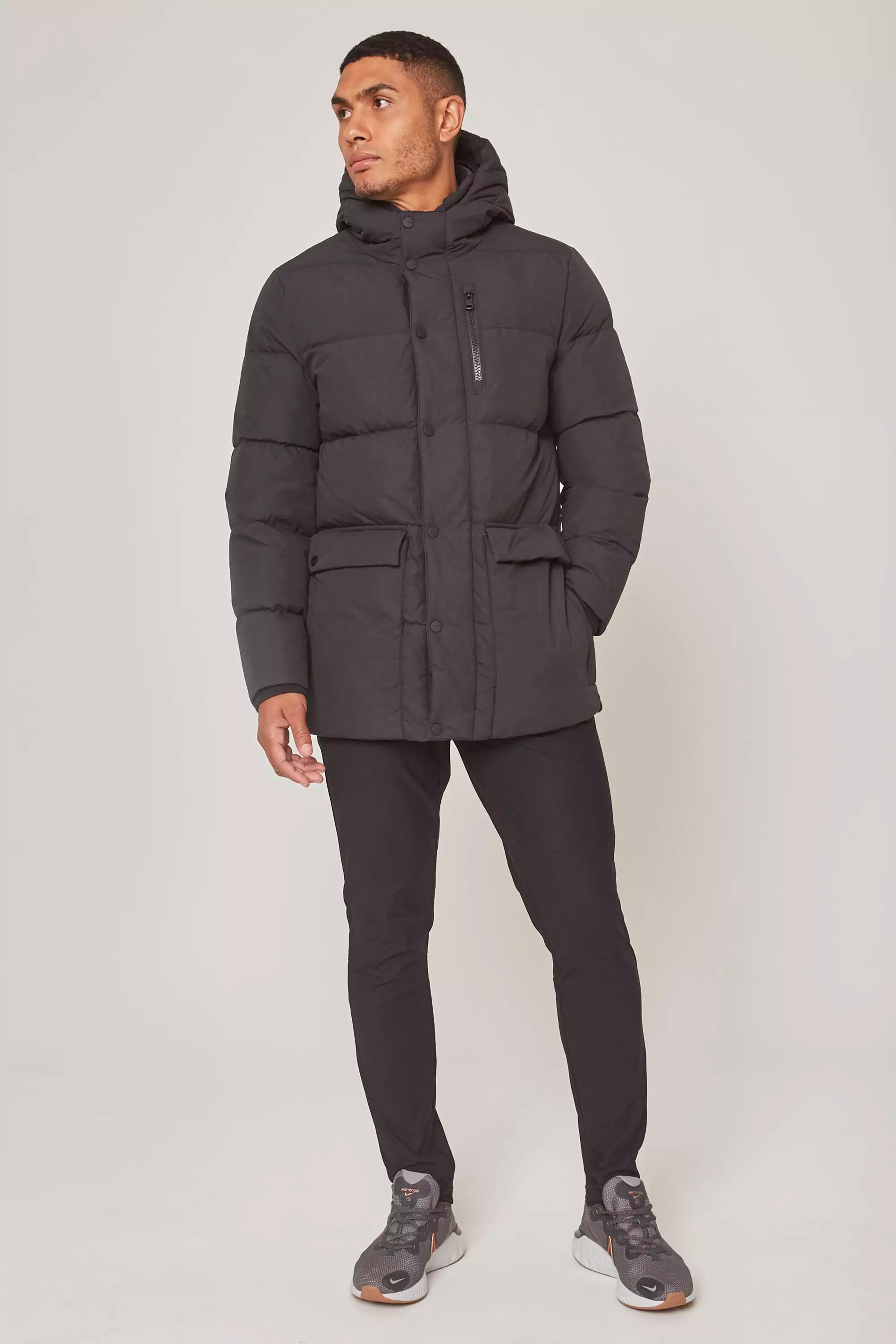 RDS Down Parka - Negro