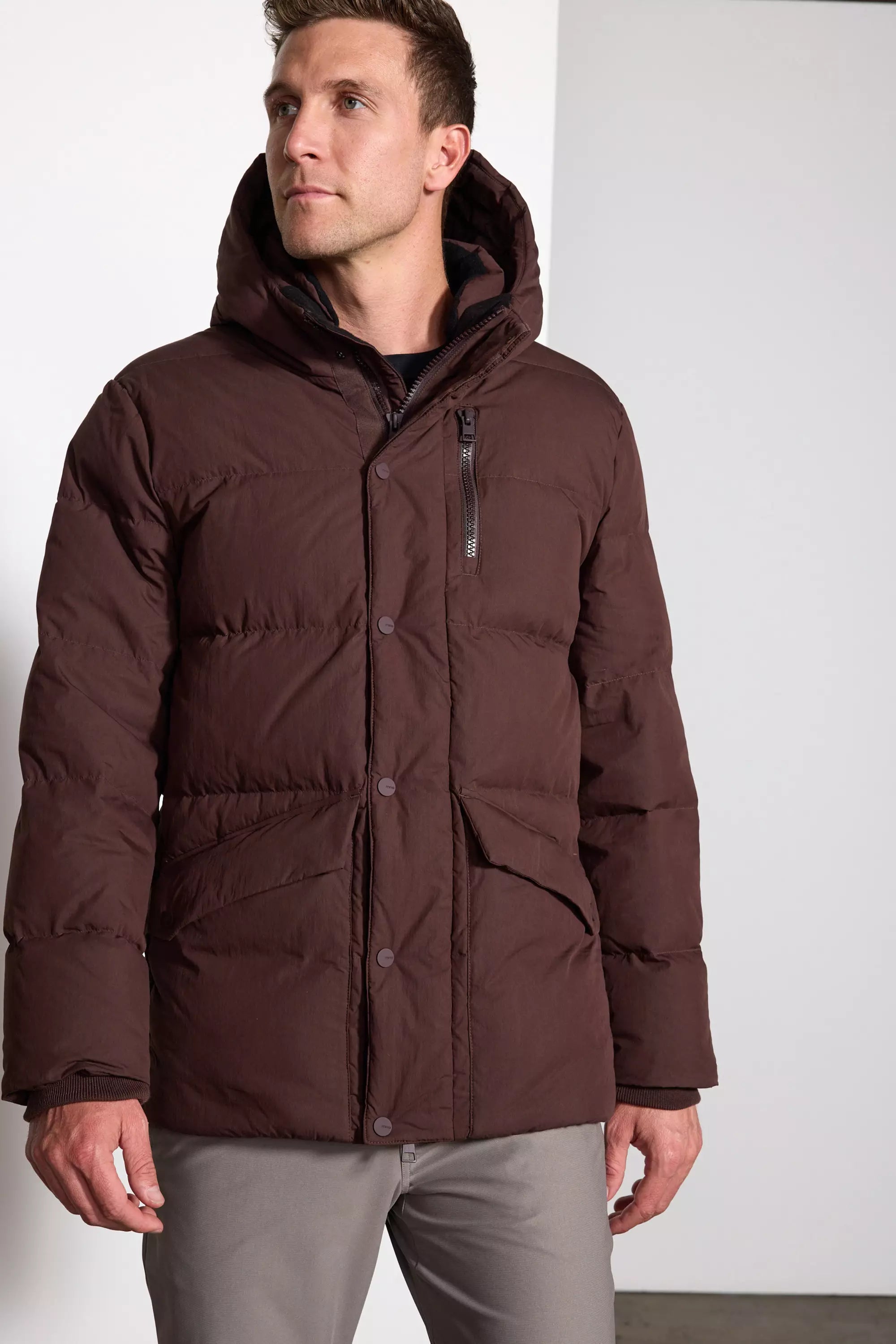 RDS Down Cargo Parka - Brun chocolat